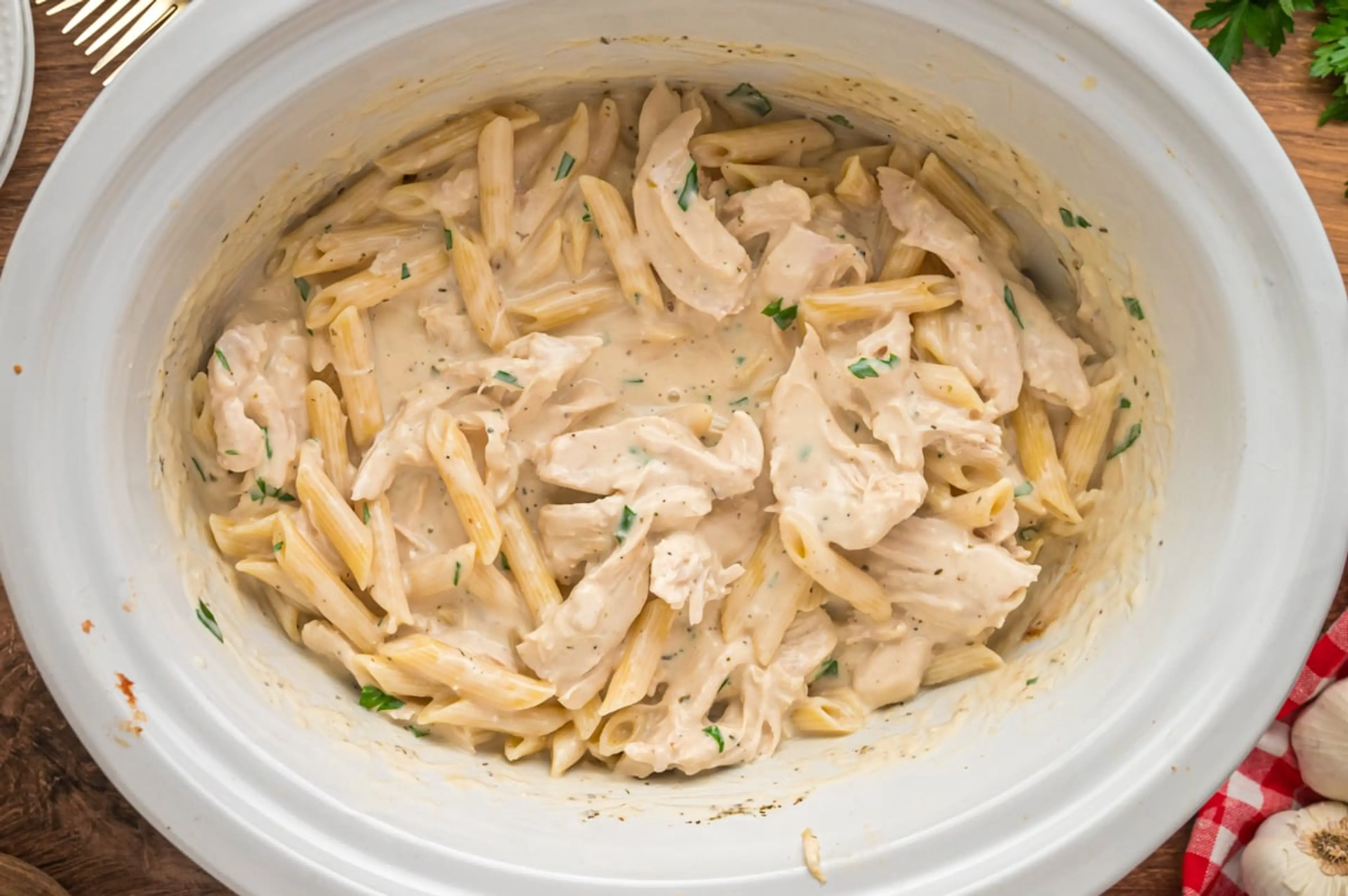 Slow Cooker Chicken Alfredo