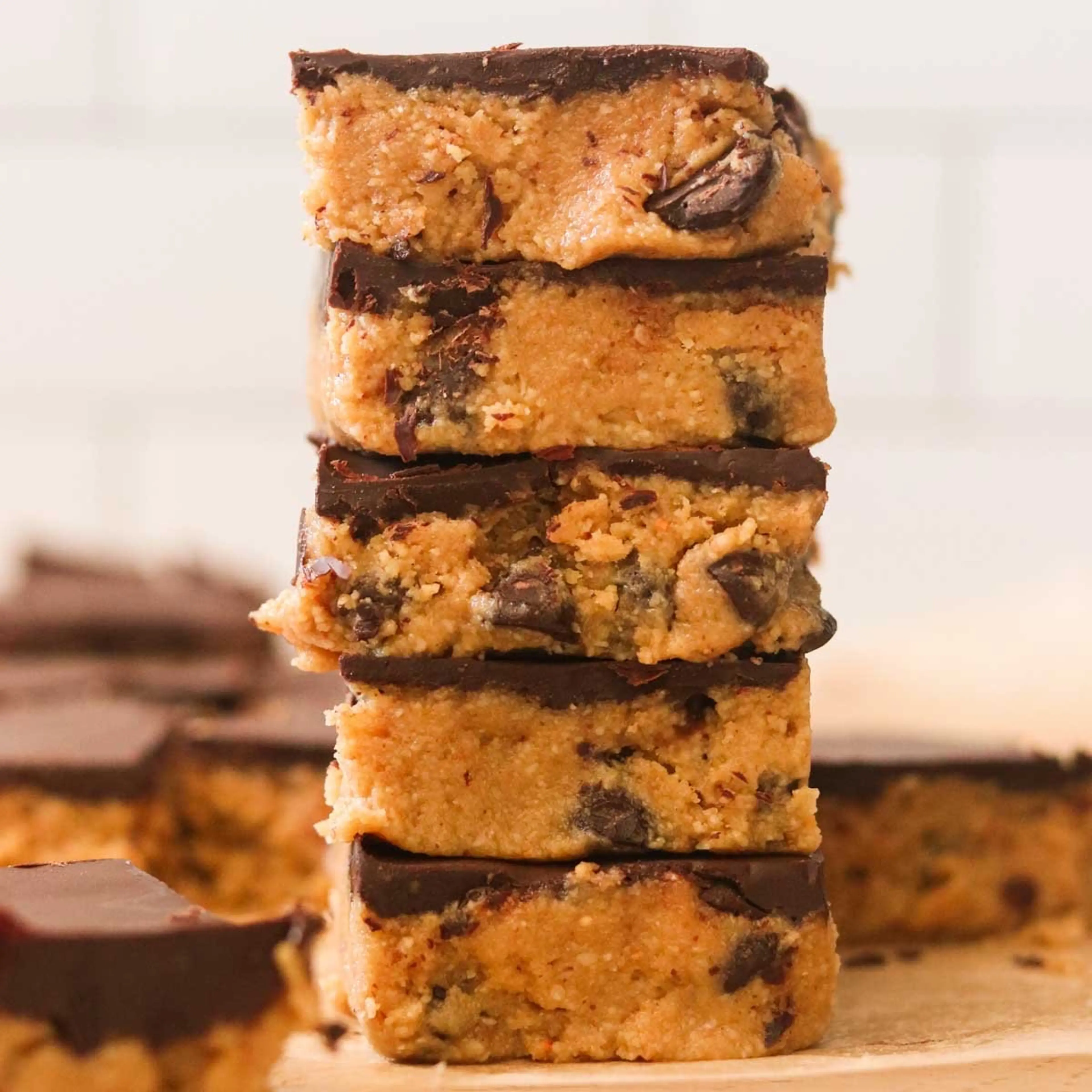 No-Bake Chocolate Peanut Butter Bars (Vegan, Gluten Free)
