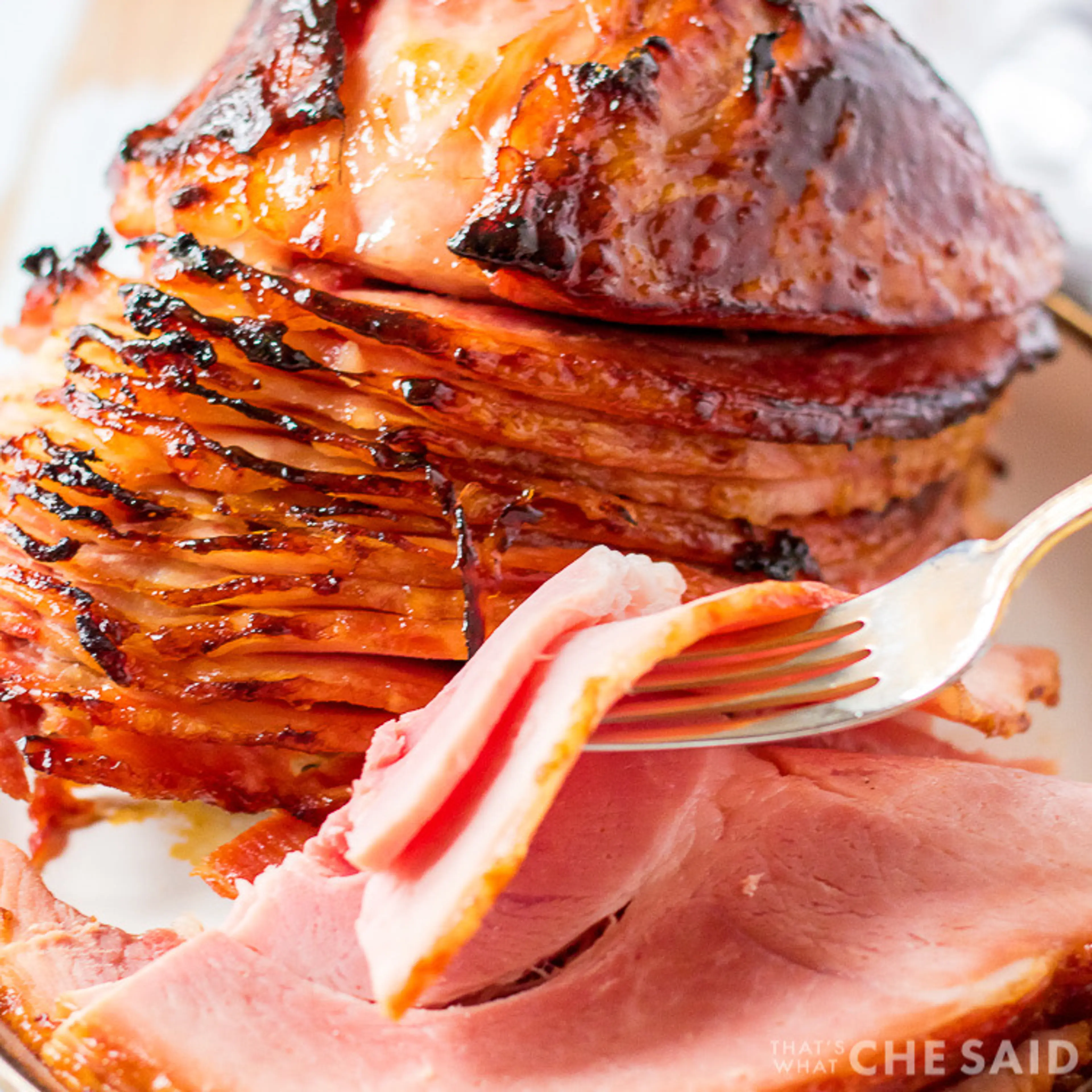 Easy Spiral Ham with Maple Brown Sugar Glaze