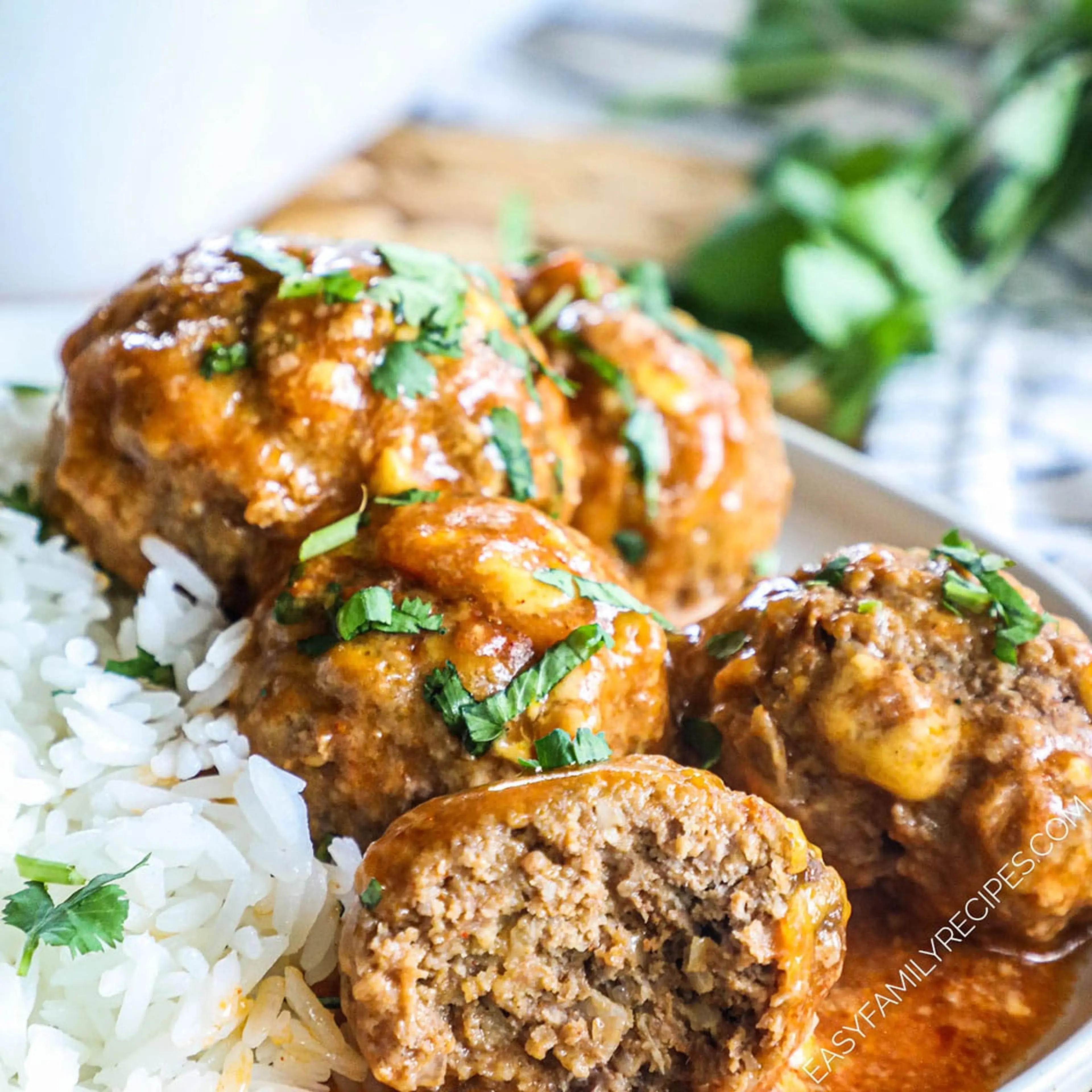 Enchilada Meatballs