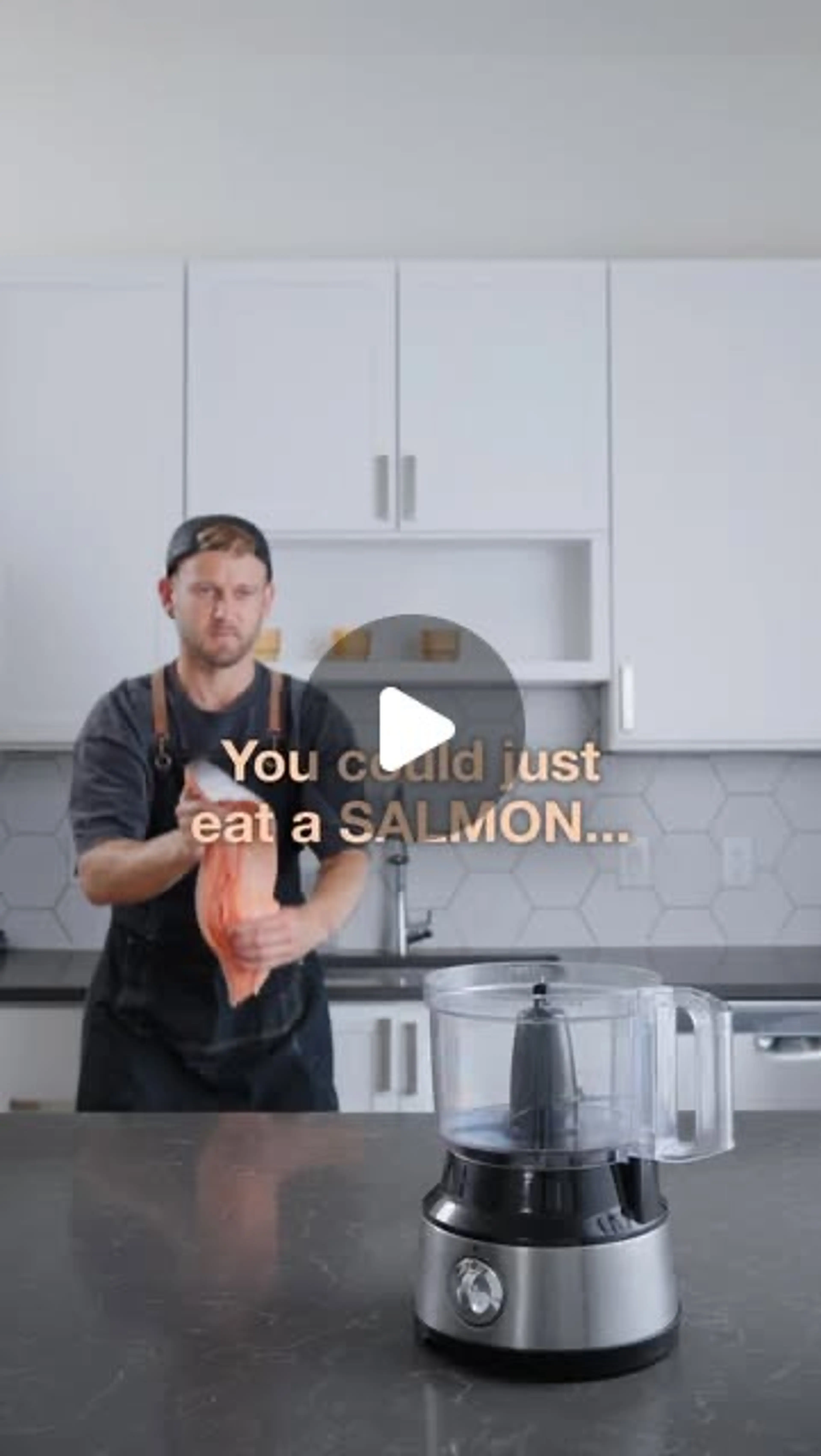Salmon Fishcakes with Fennel Citrus Salad, Burnt Lemon Yogur