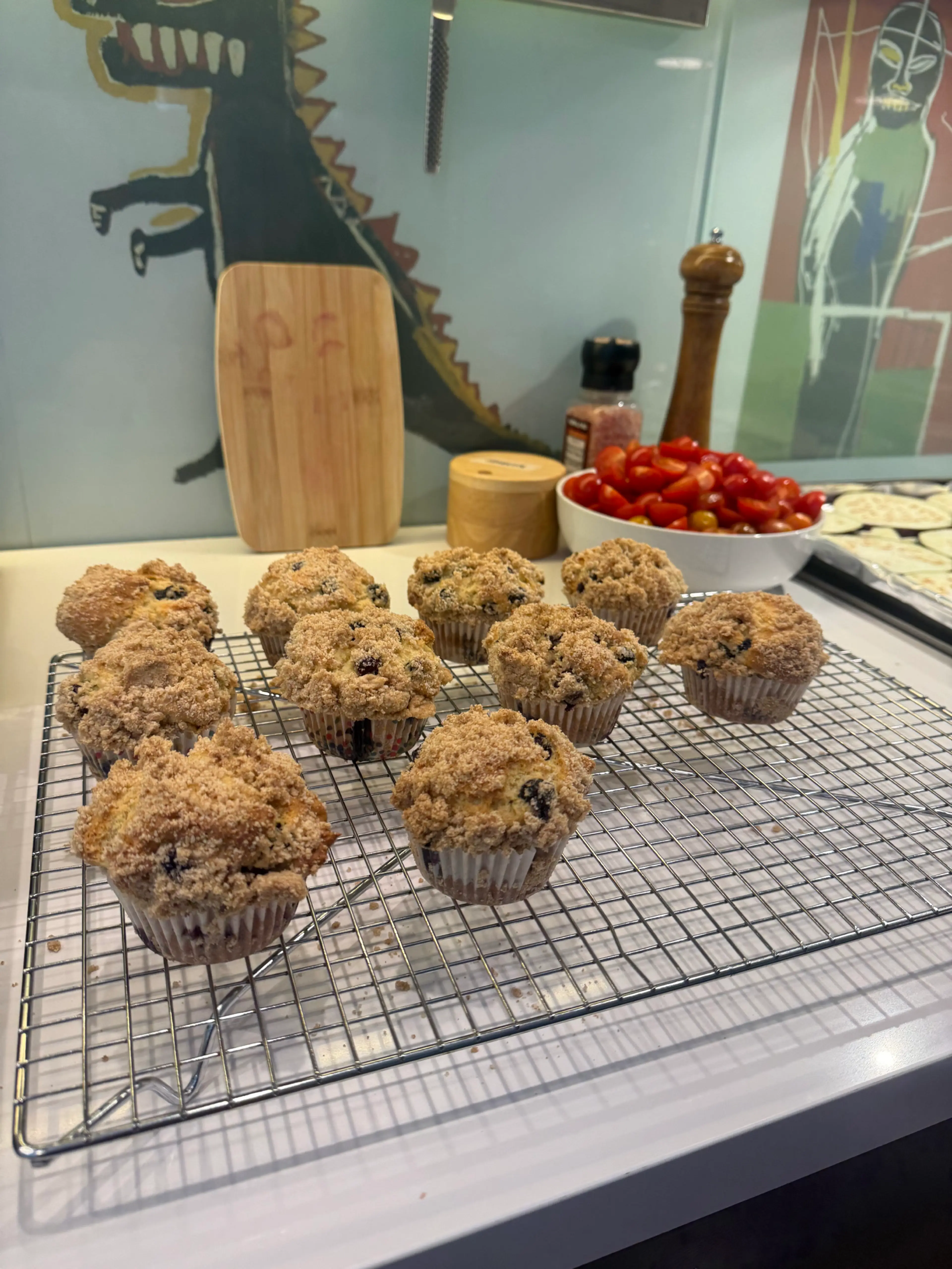Blueberry Streusel Muffins