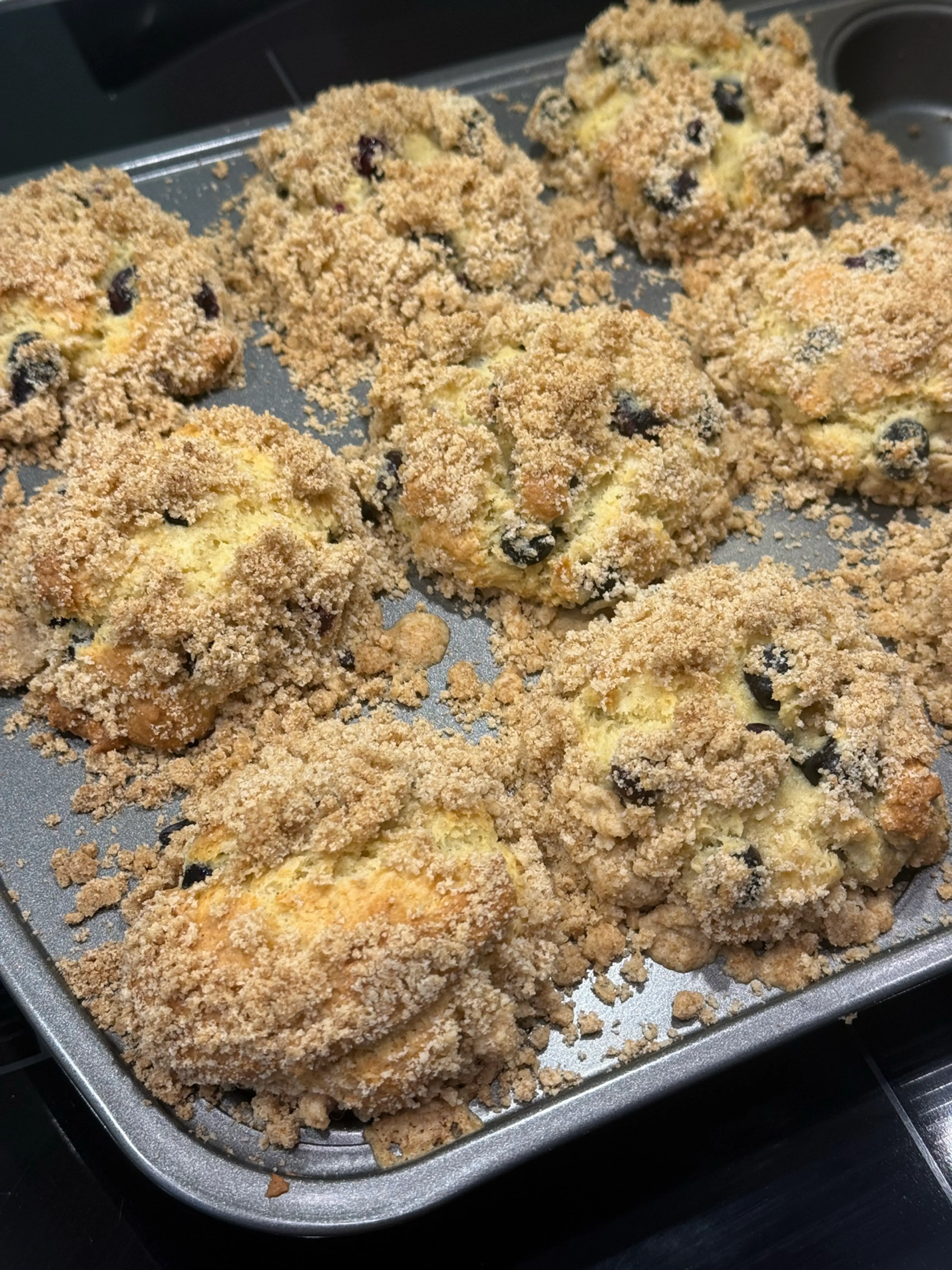 Blueberry Streusel Muffins