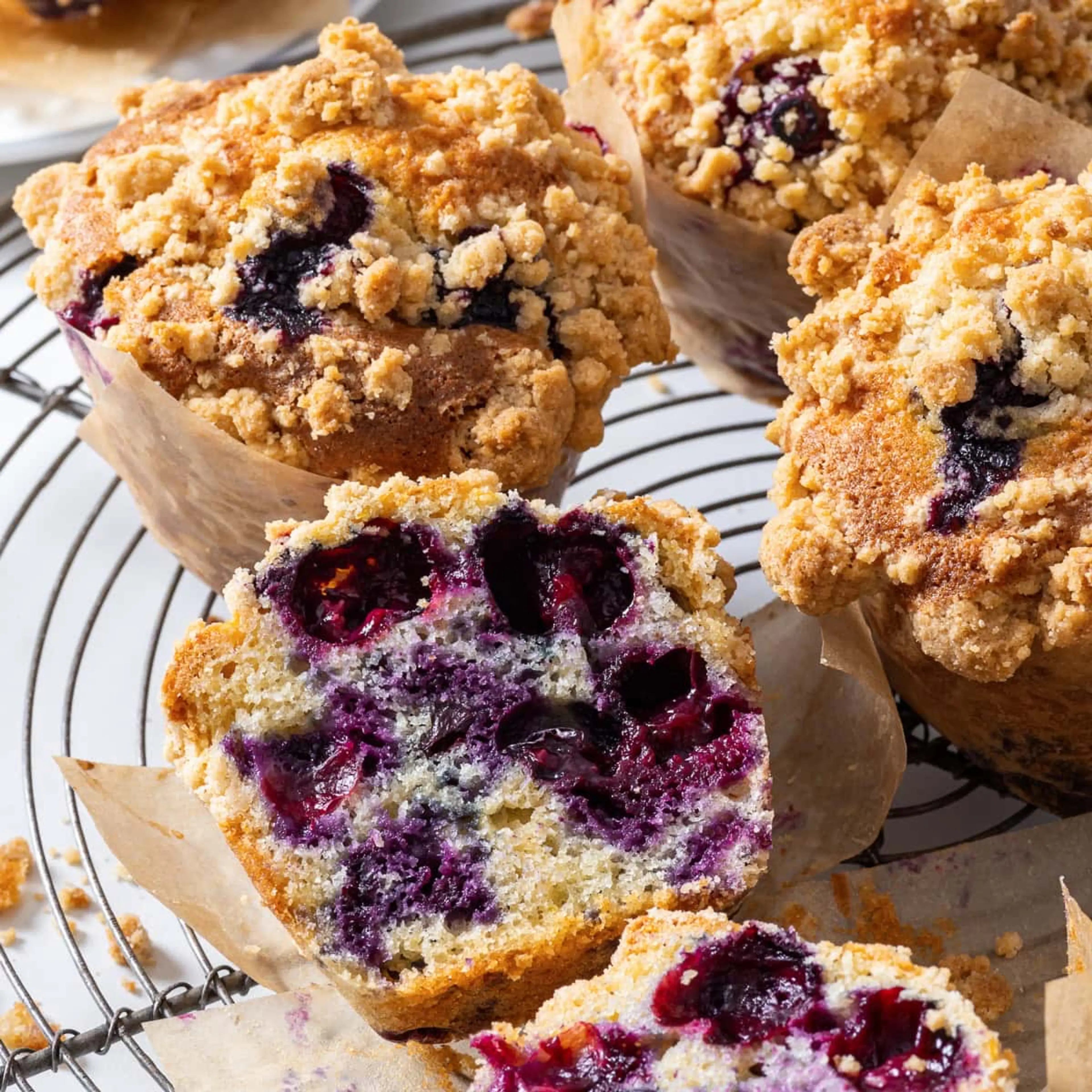Blueberry Streusel Muffins