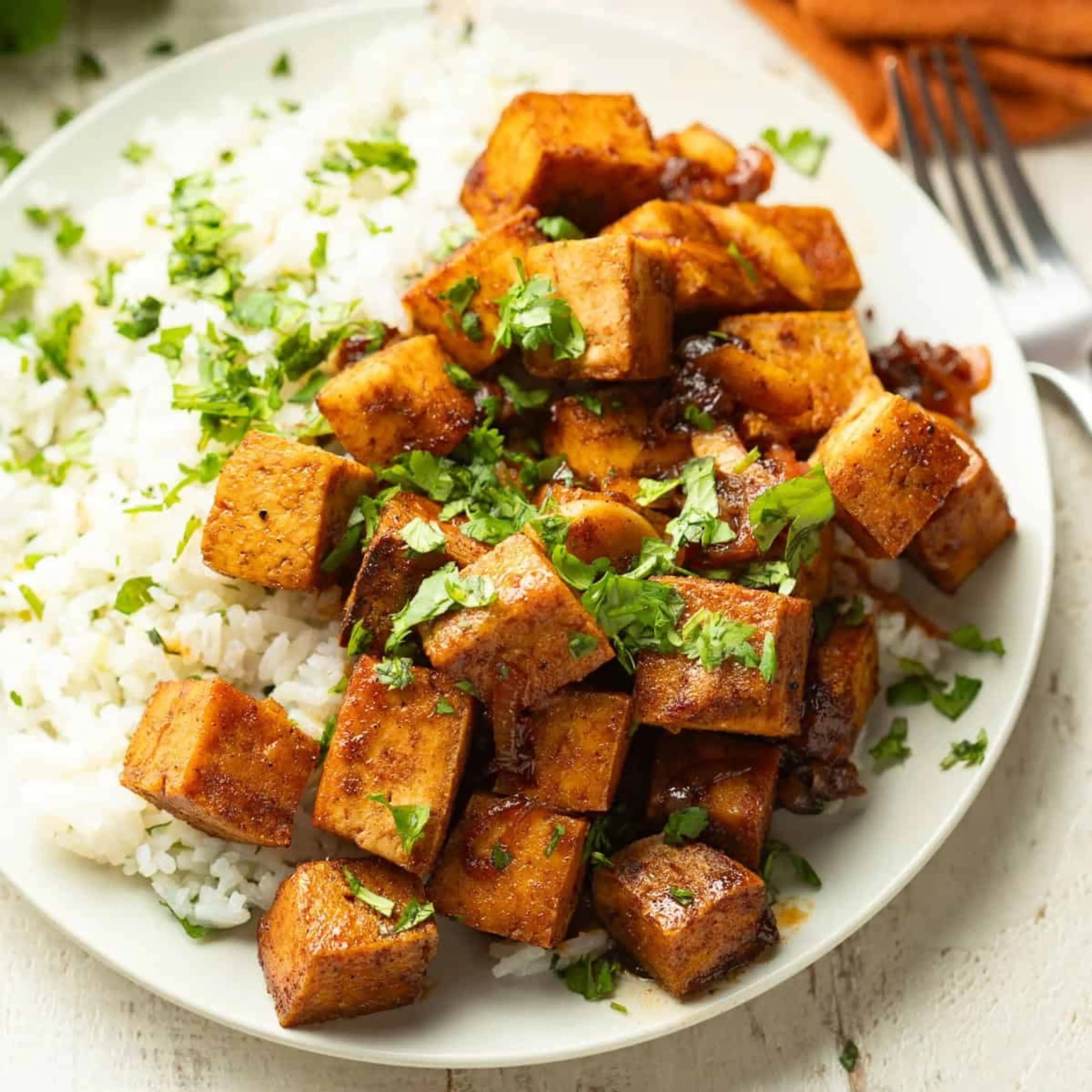 Sticky Chili Lime Tofu