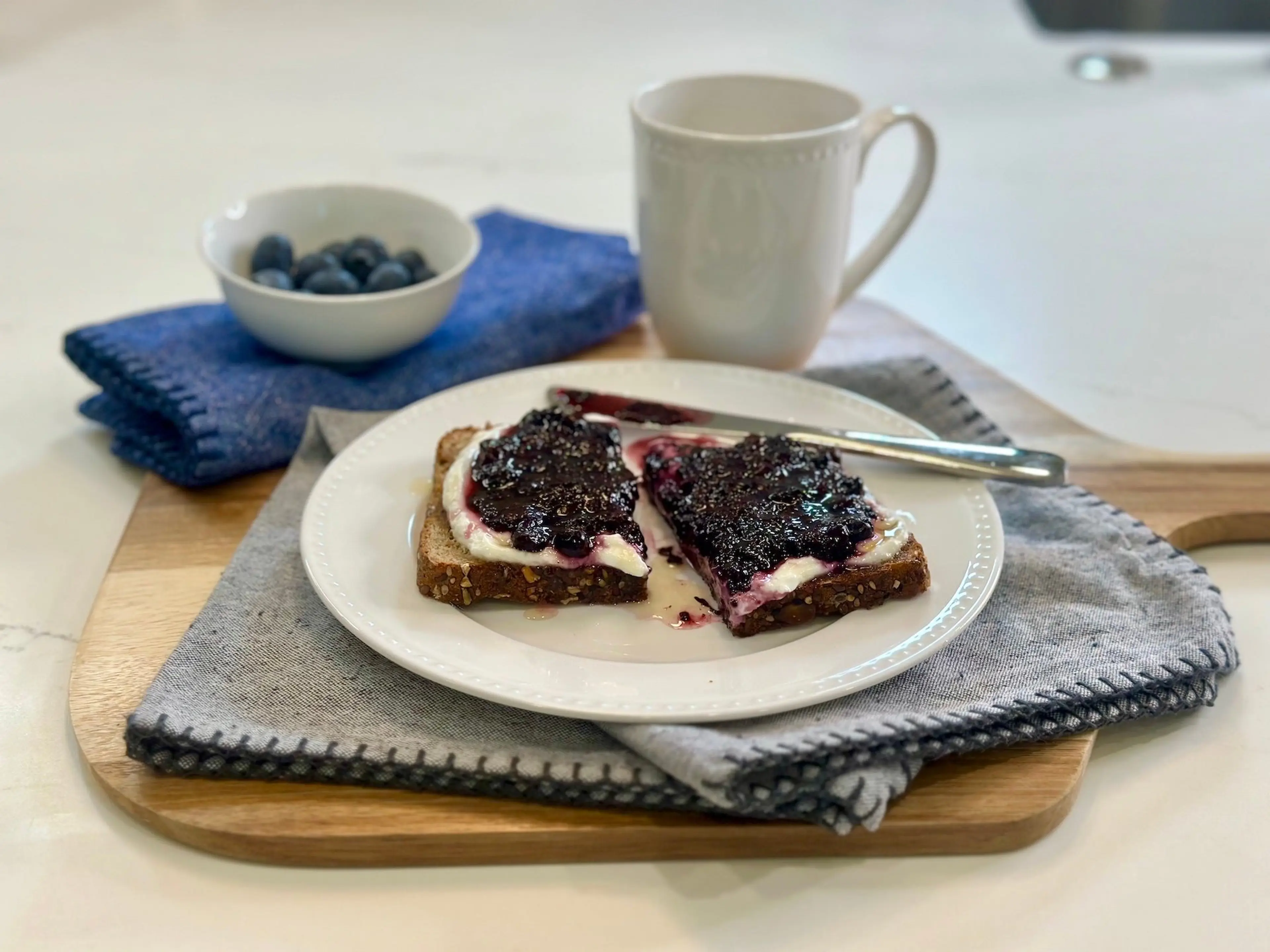 Blueberry Toast