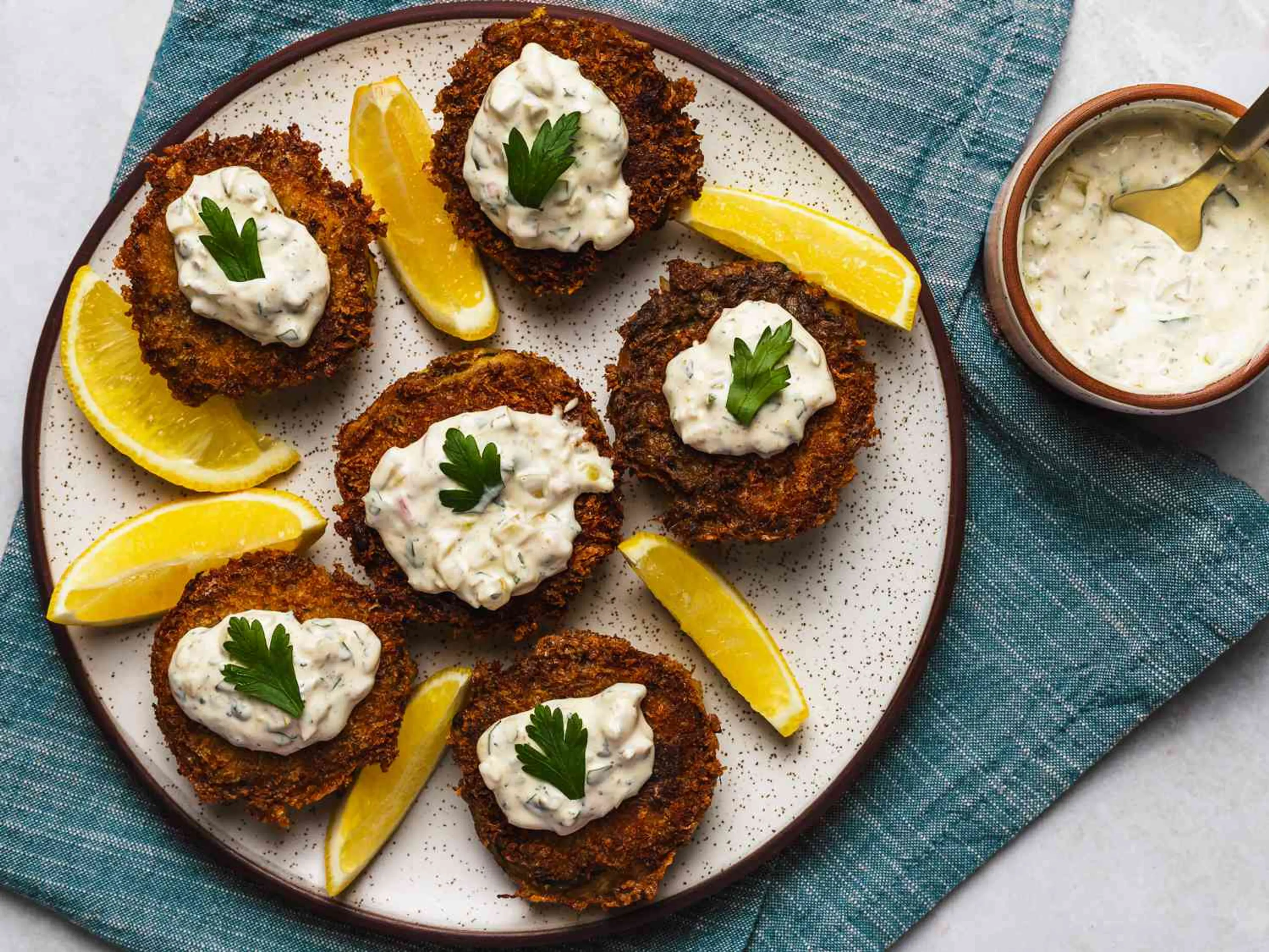 Crispy Herbed Crab Cakes Recipe