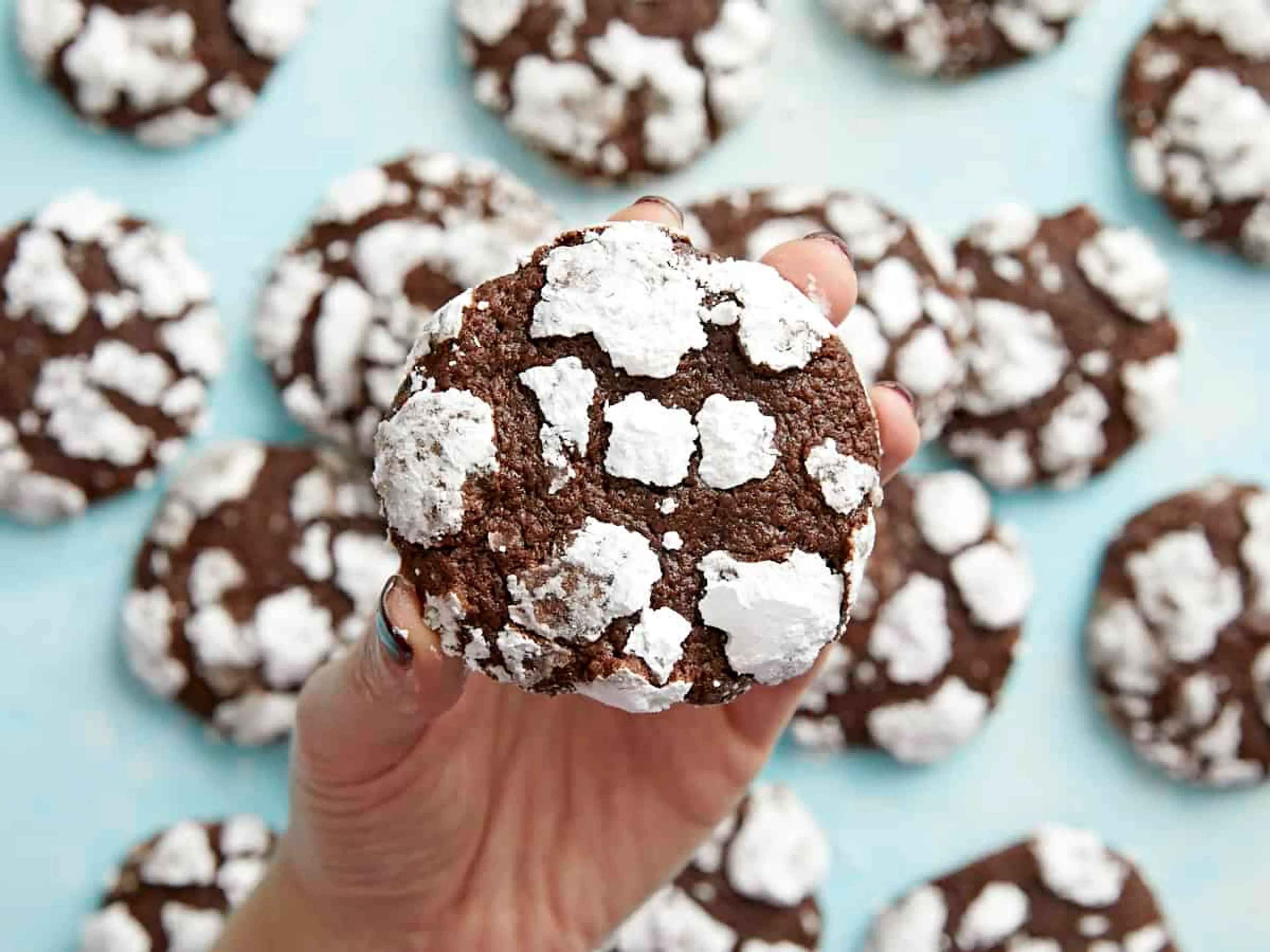 Chocolate Crinkle Cookies