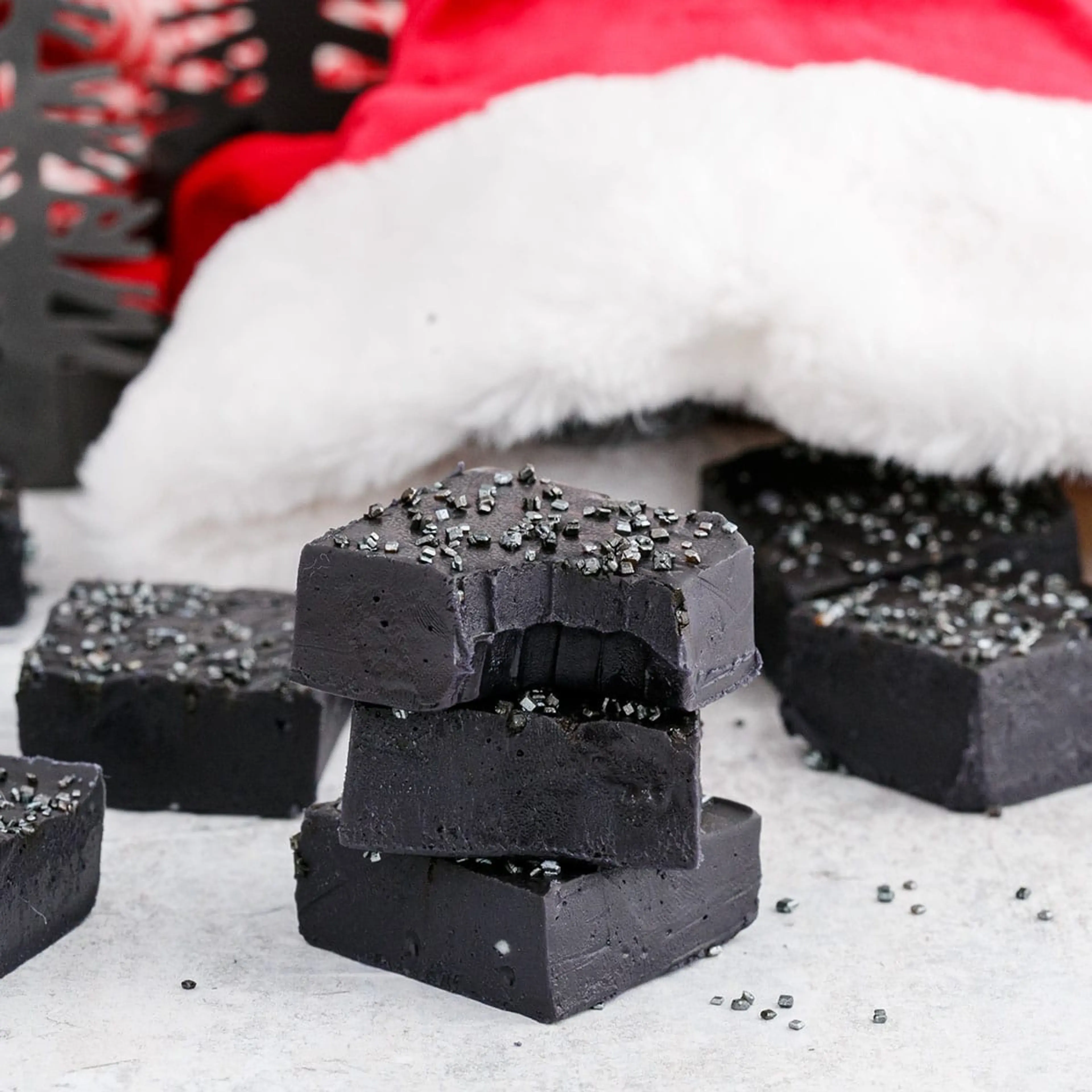 Christmas Coal Fudge