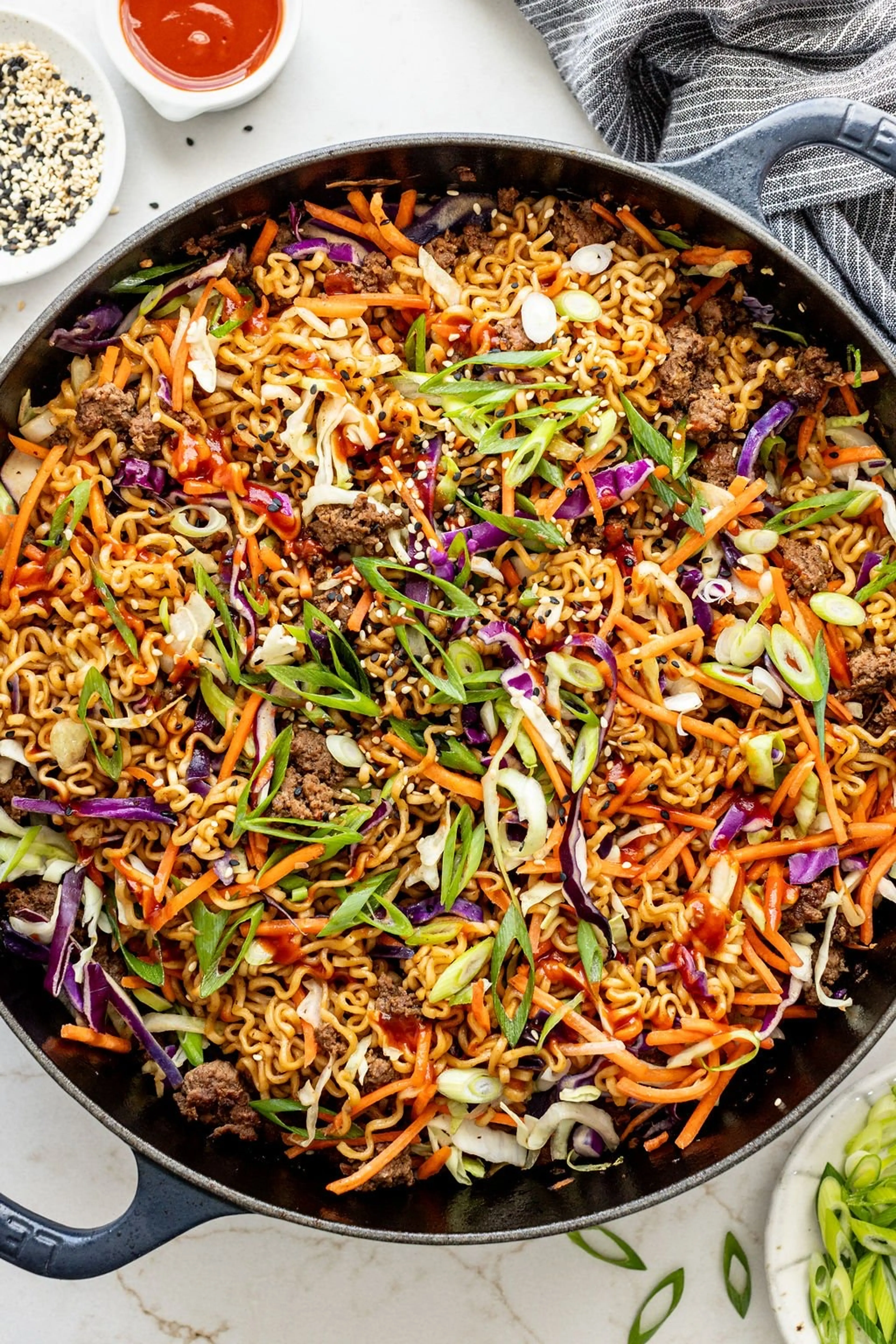 15-Minute Beef & Ramen Noodles (1-Pan!)