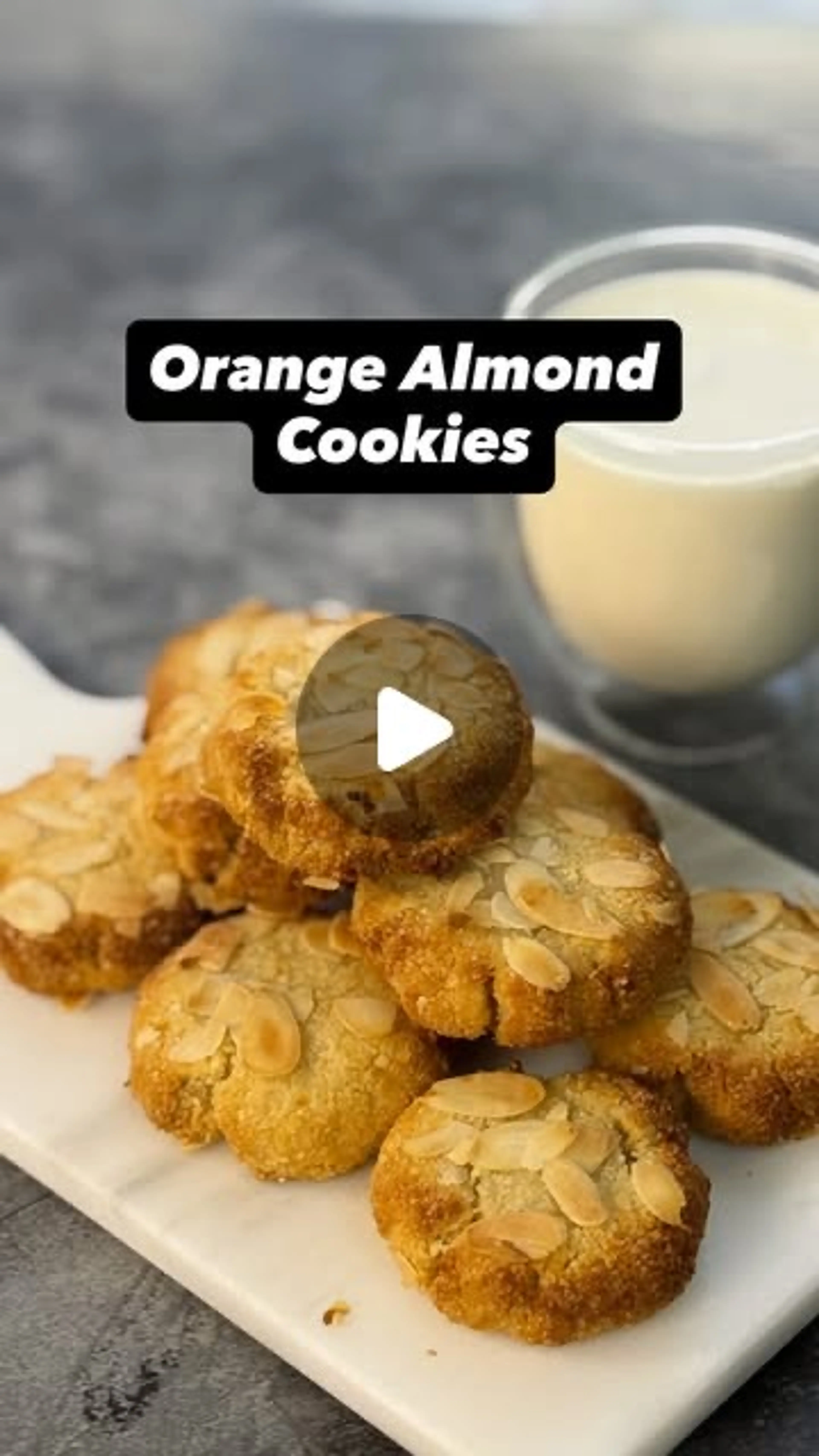 Orange Almond Cookies