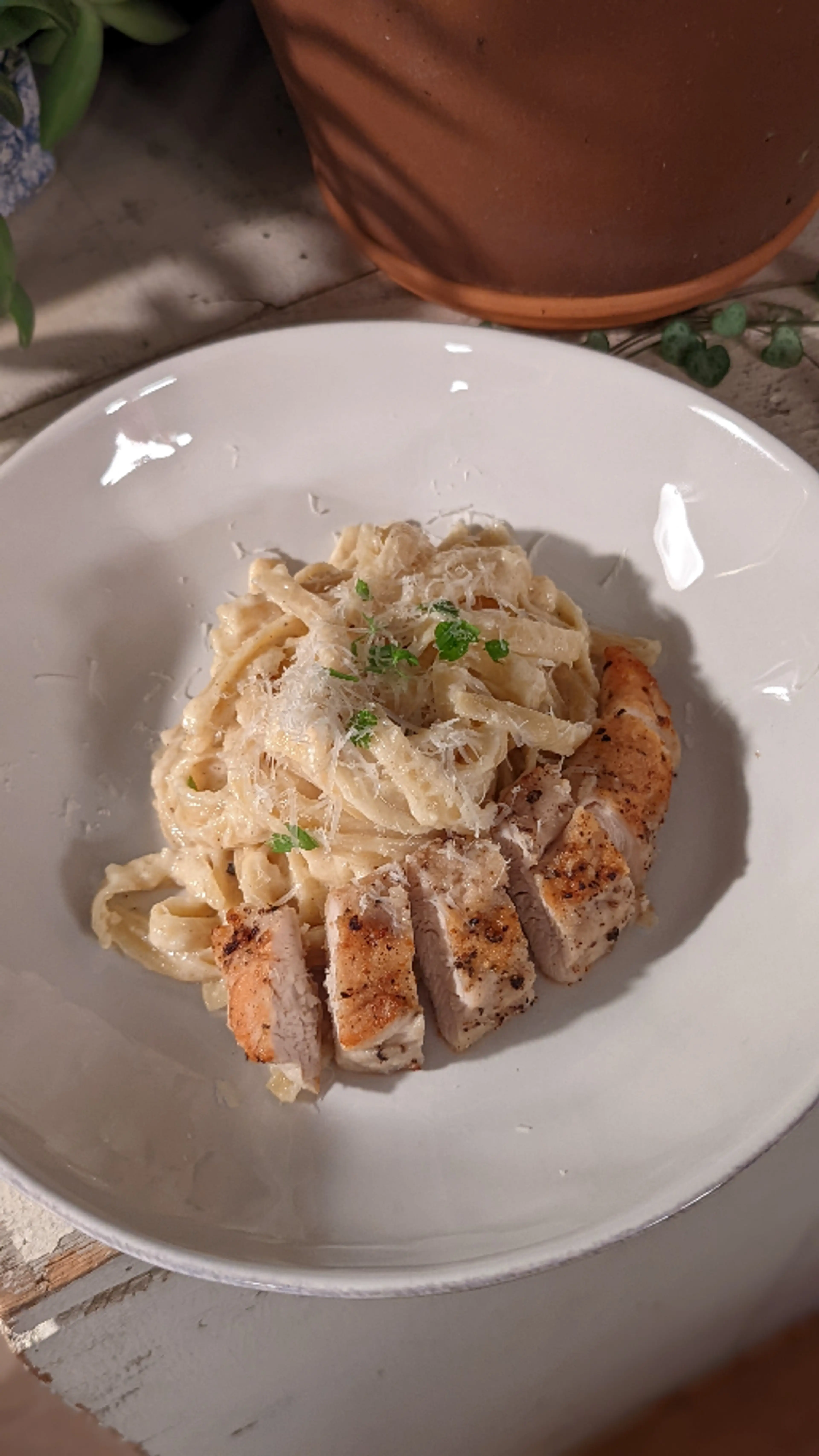 Steak Gorgonzola Alfredo