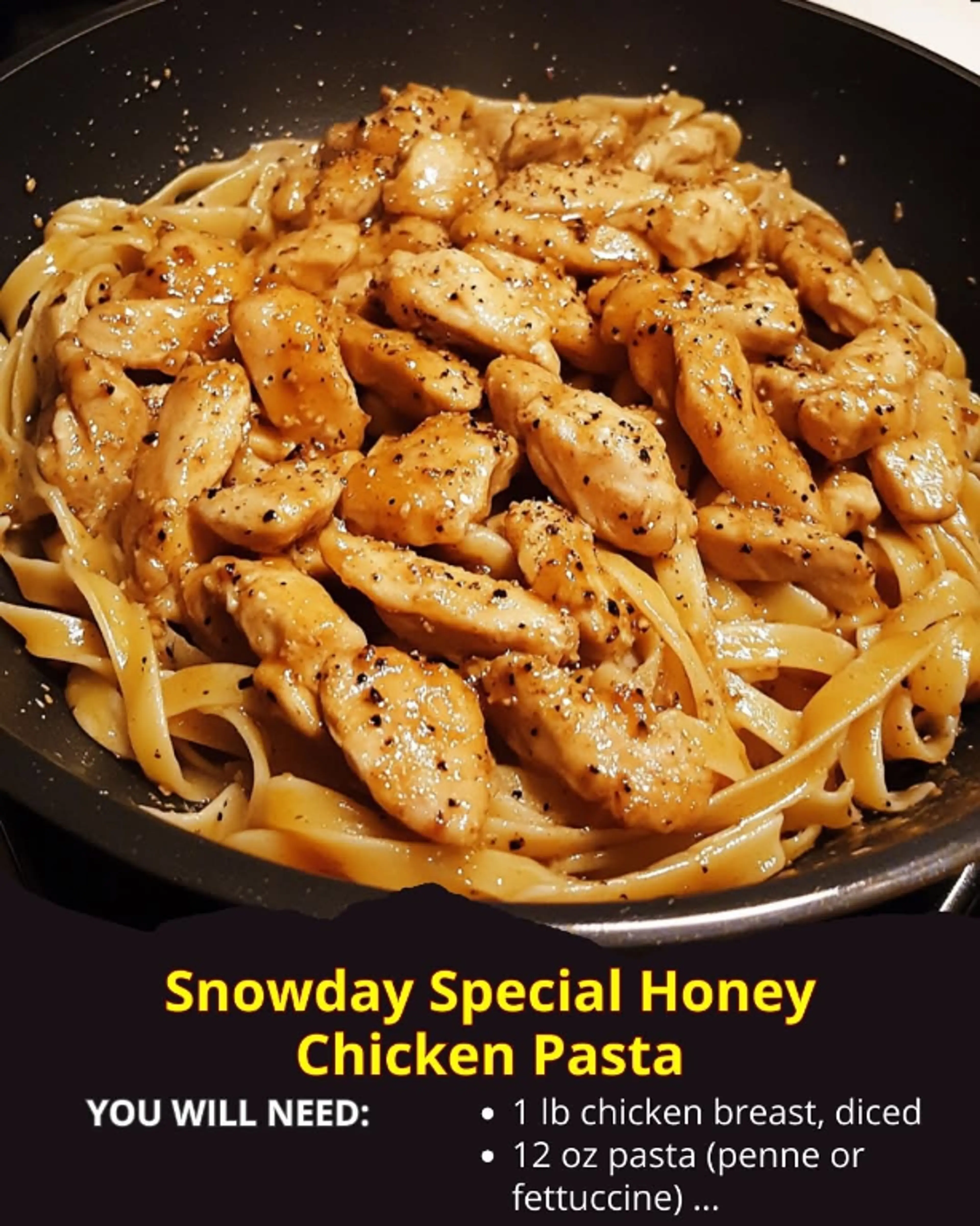 Honey Chicken Pasta