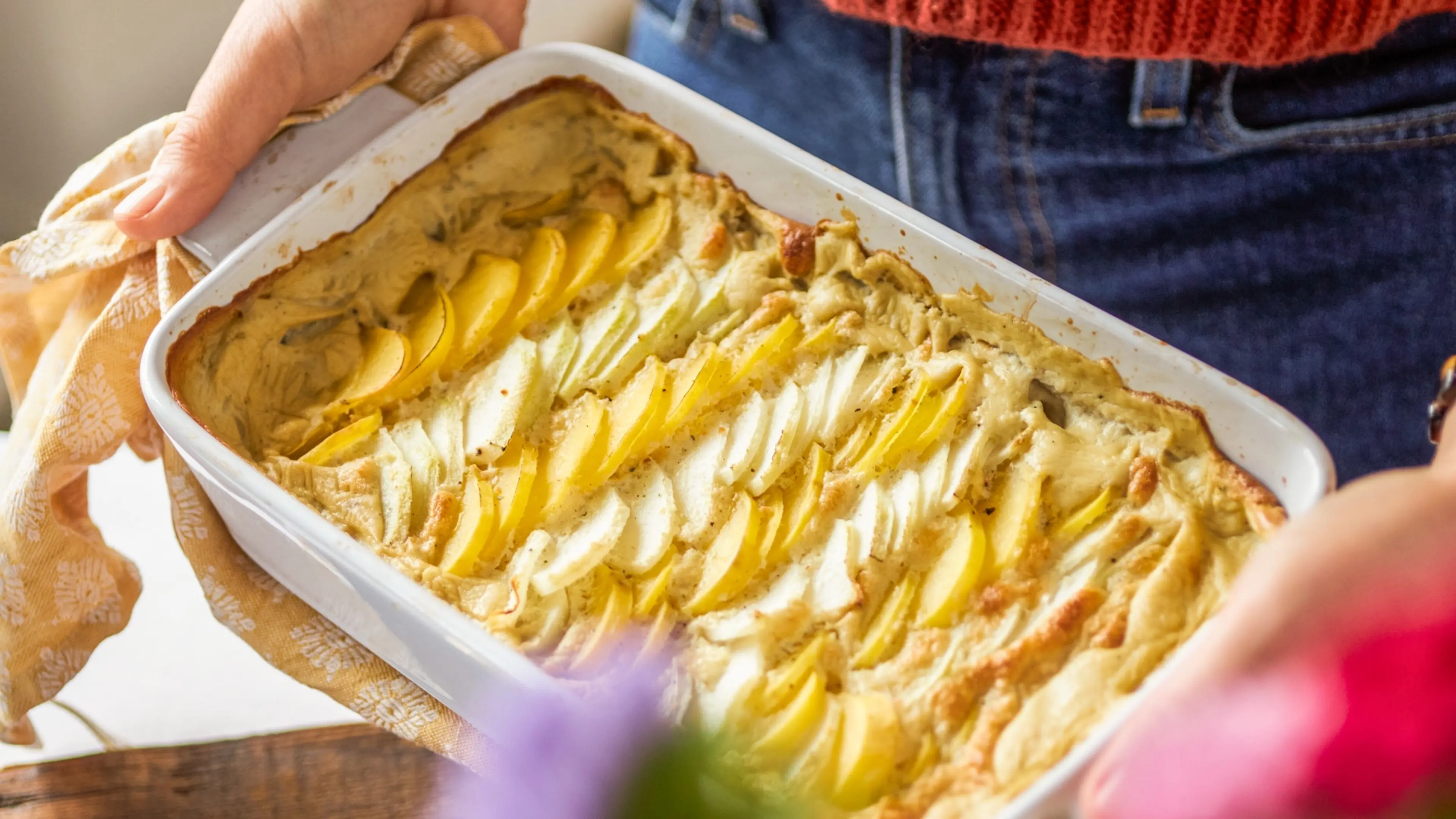 Kartoffelgratin mit Kohlrabi
