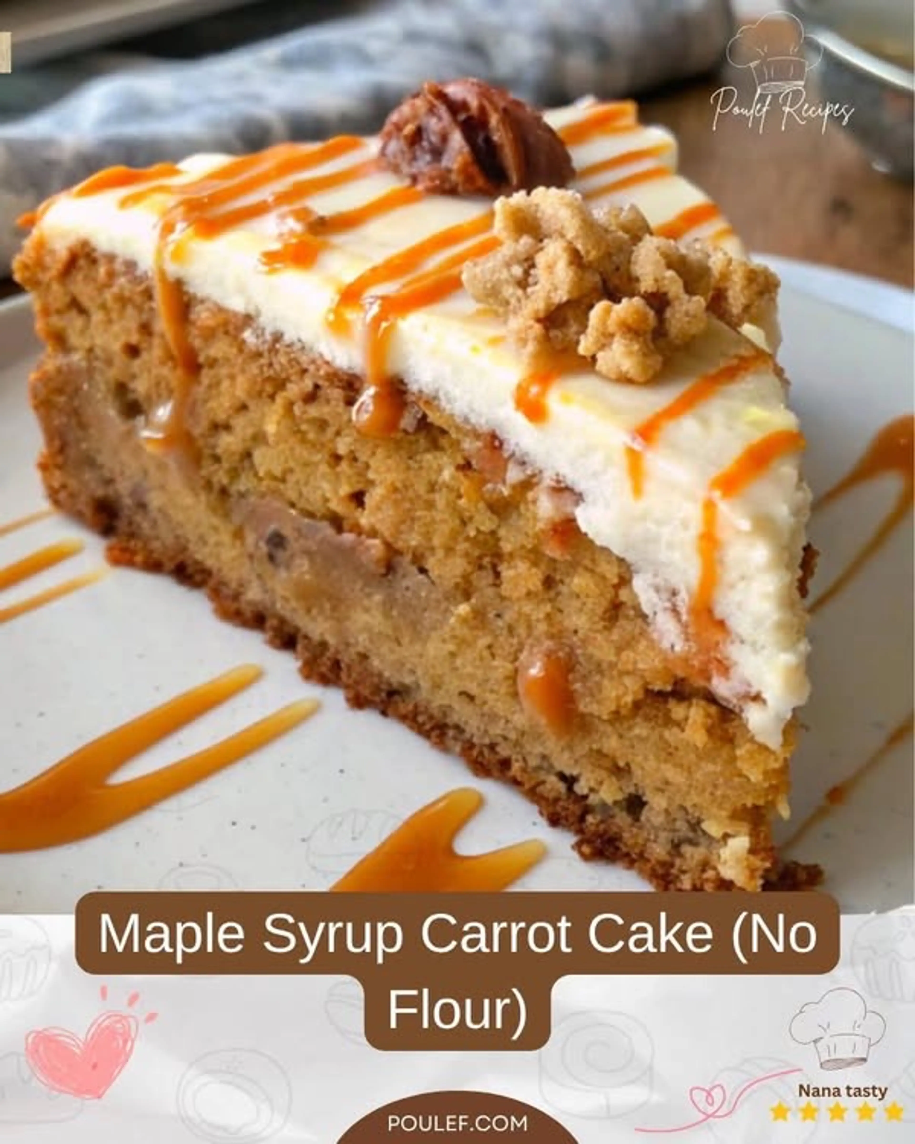 This Maple Syrup Carrot Cake (no Flour) Is a Naturally Sweet