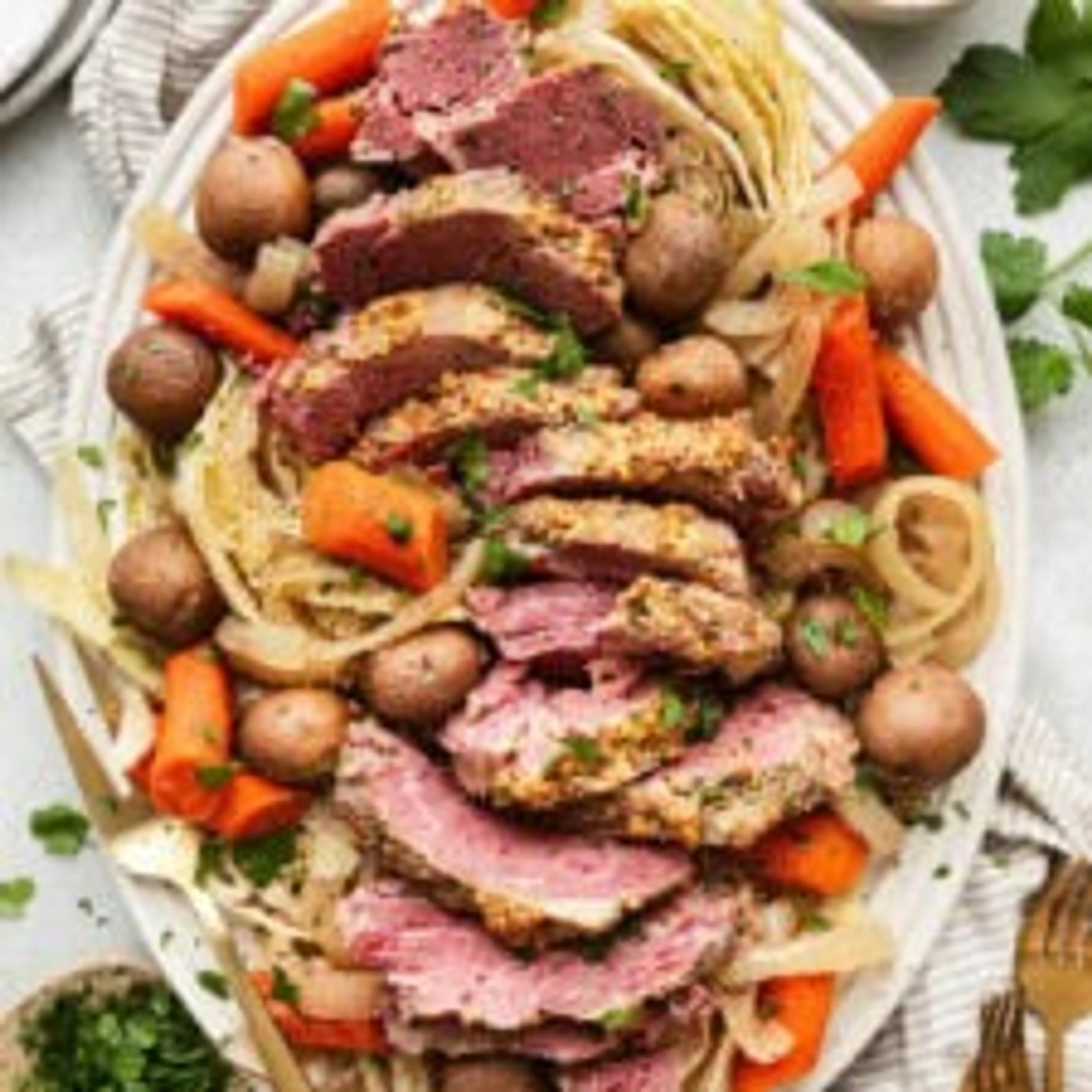 Slow Cooker Corned Beef And Cabbage Recipe