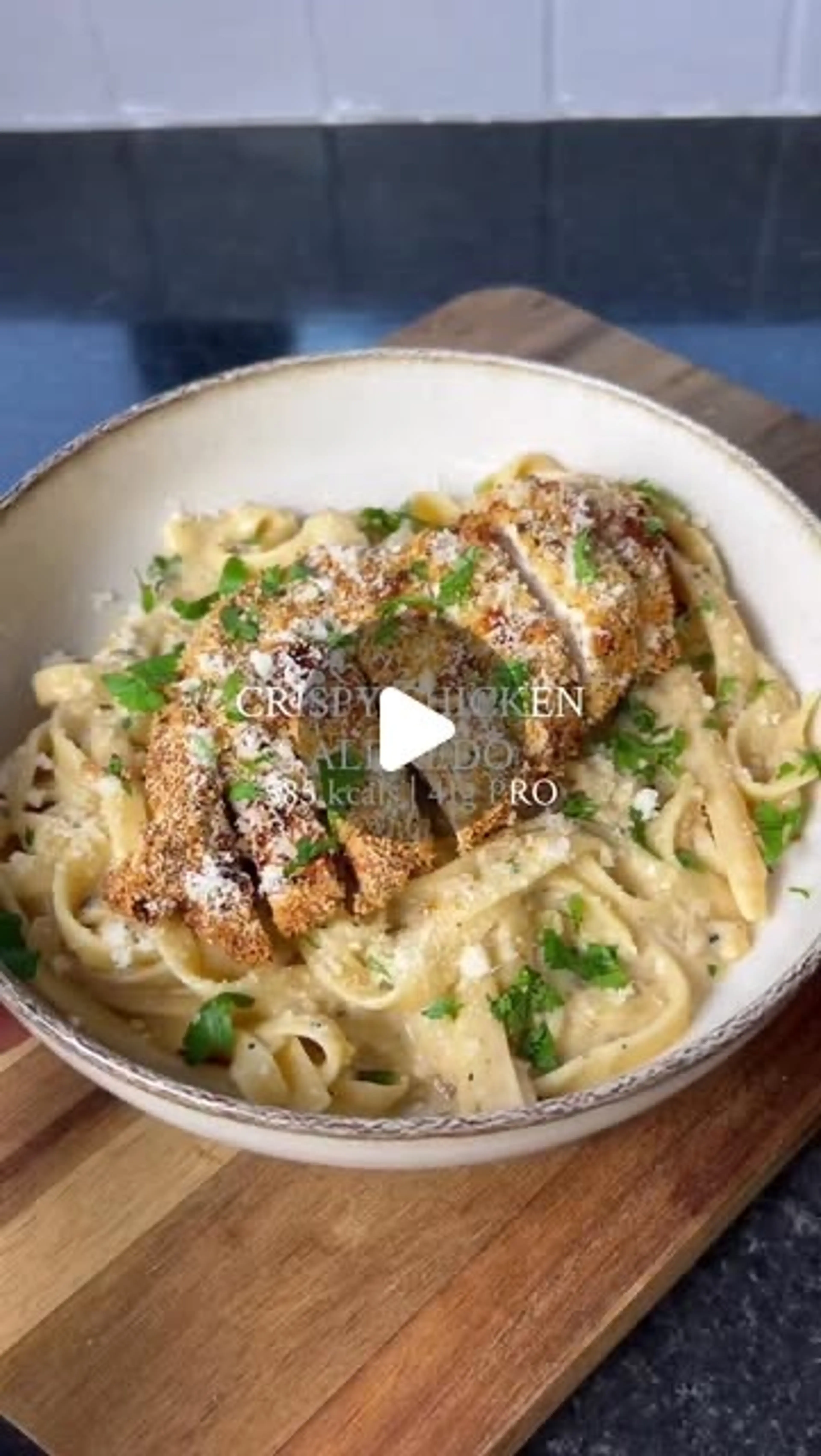 Crispy Chicken Alfredo