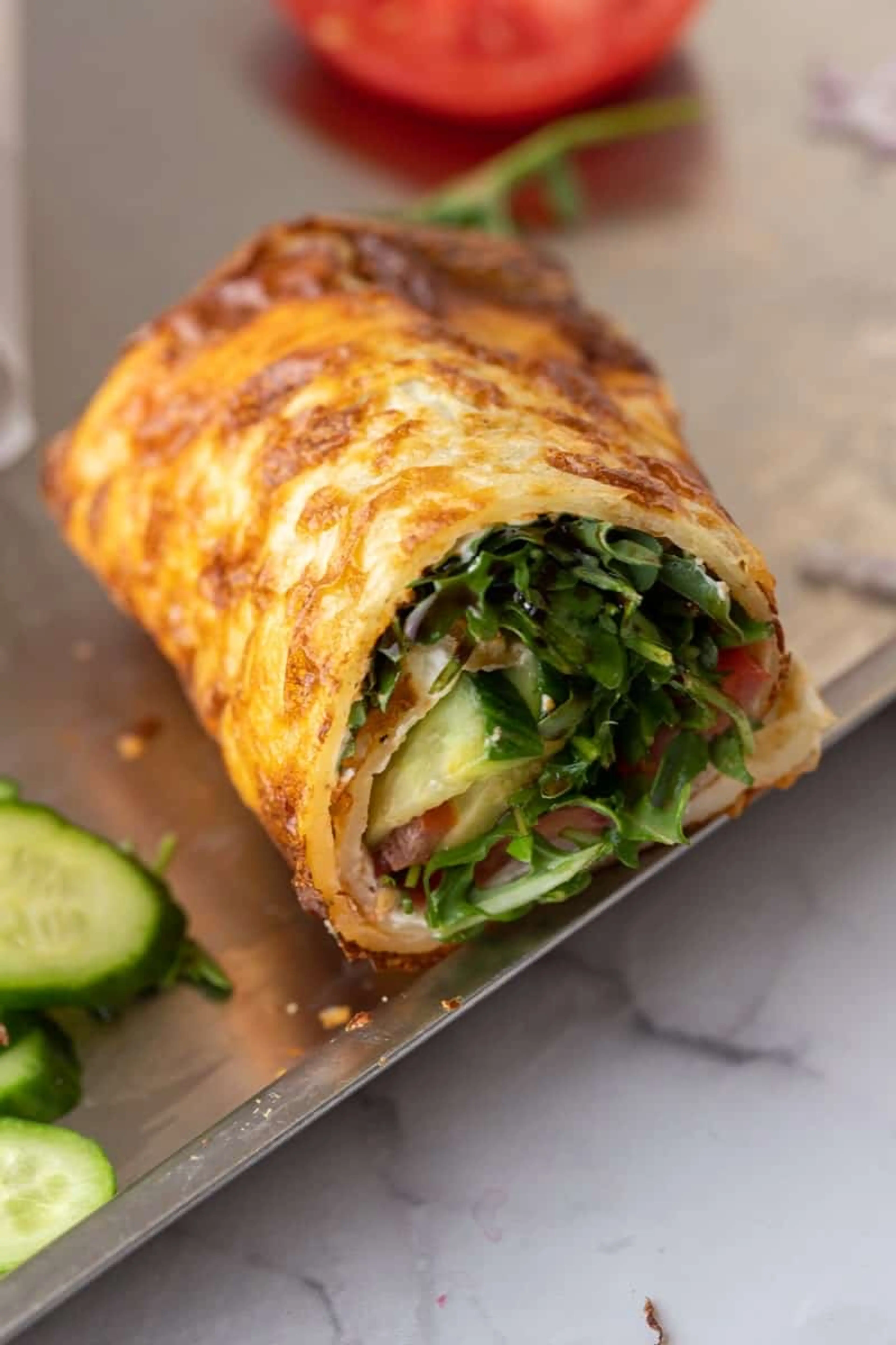 Cottage Cheese Wrap, High Protein