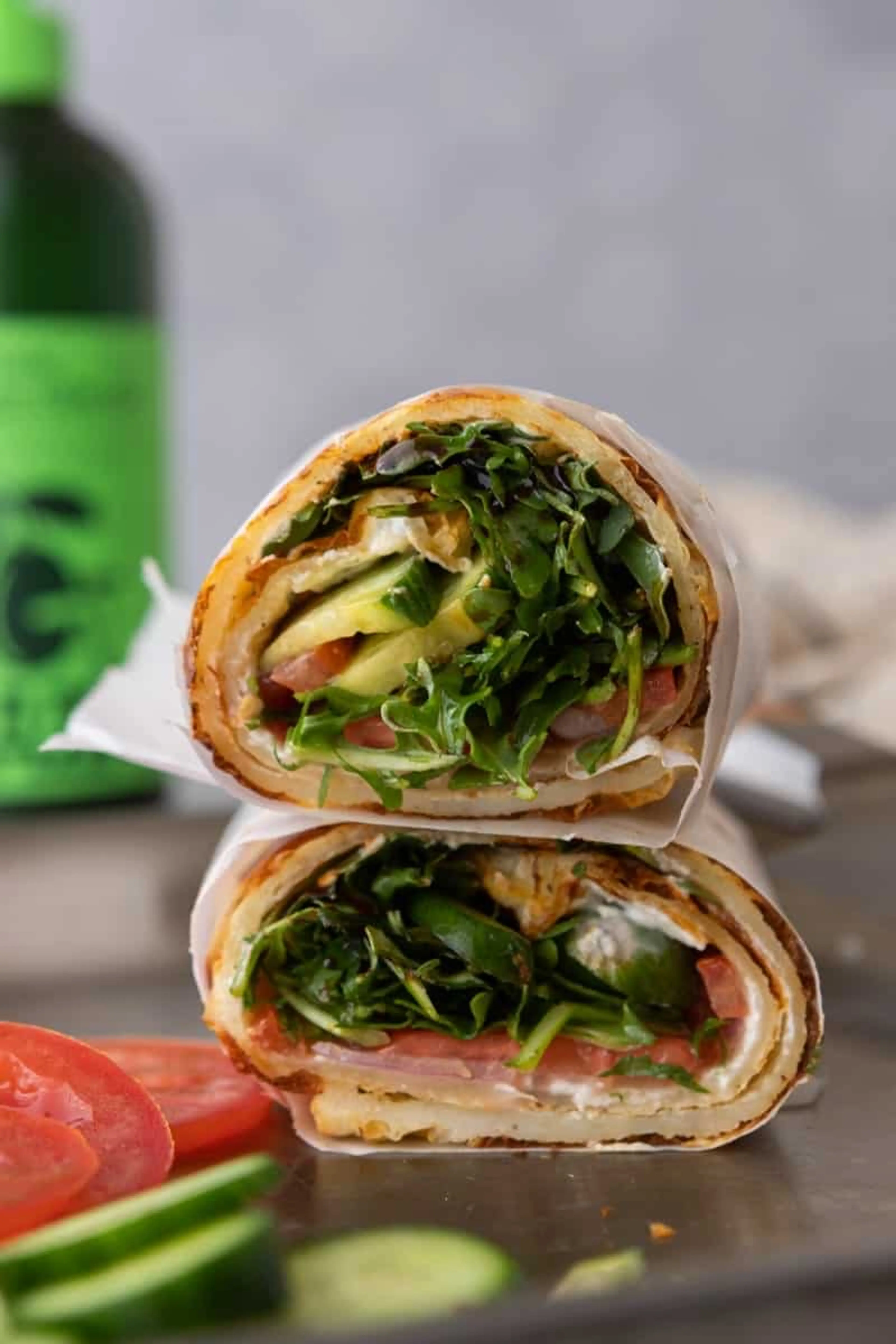 Cottage Cheese Wrap, High Protein