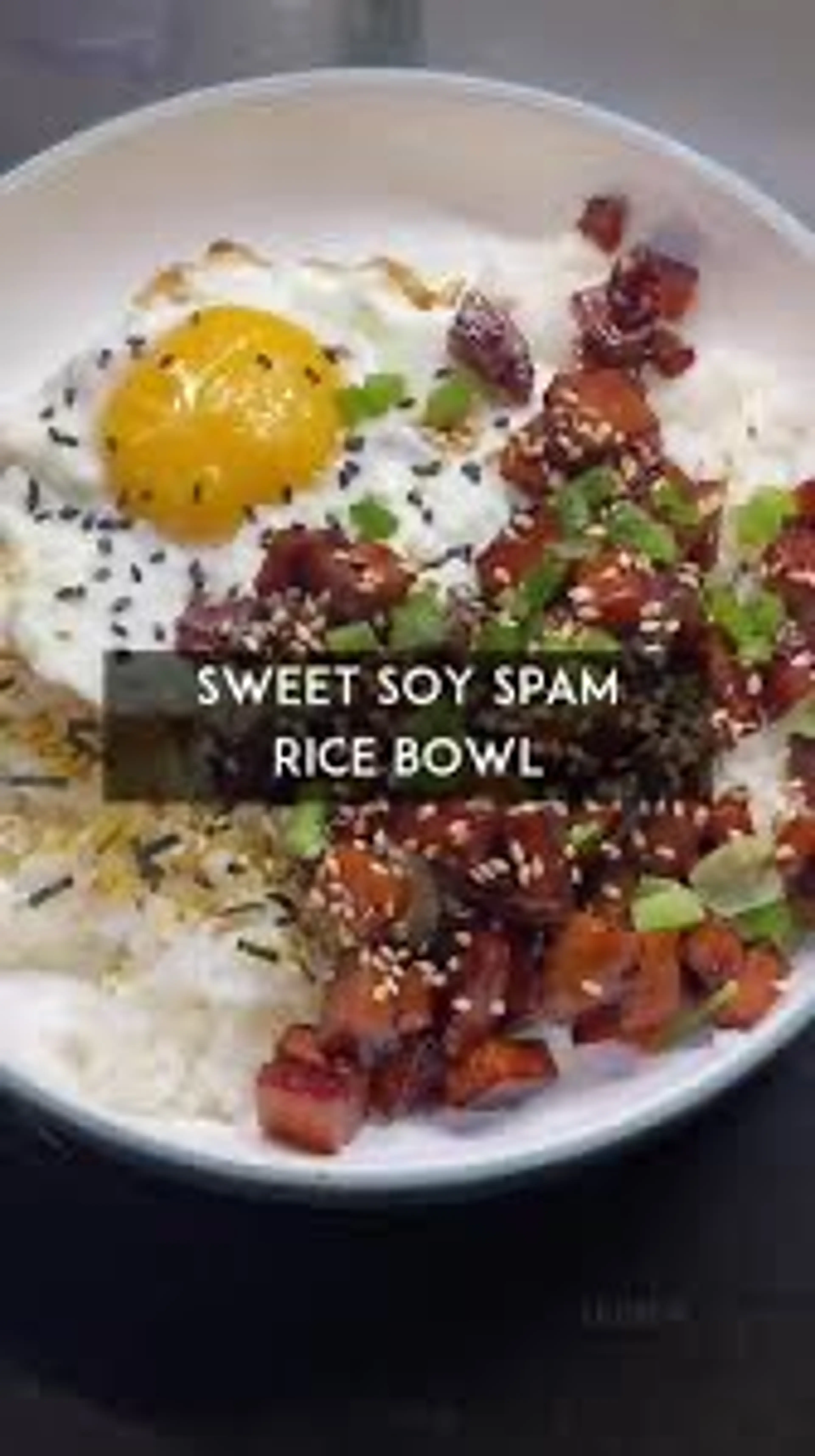 Sweet Soy Spam And Rice