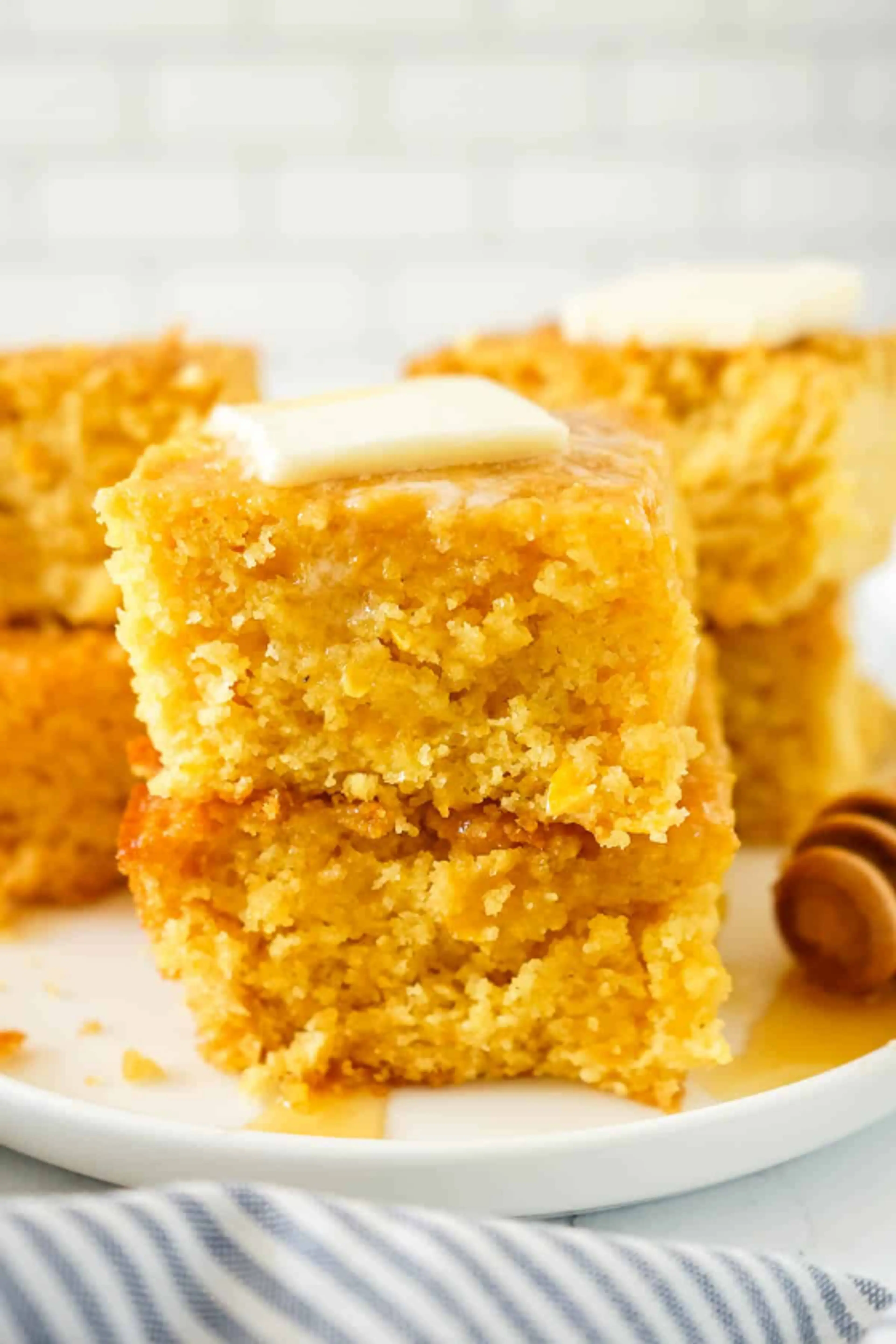 Sweet Jiffy Cornbread with Honey