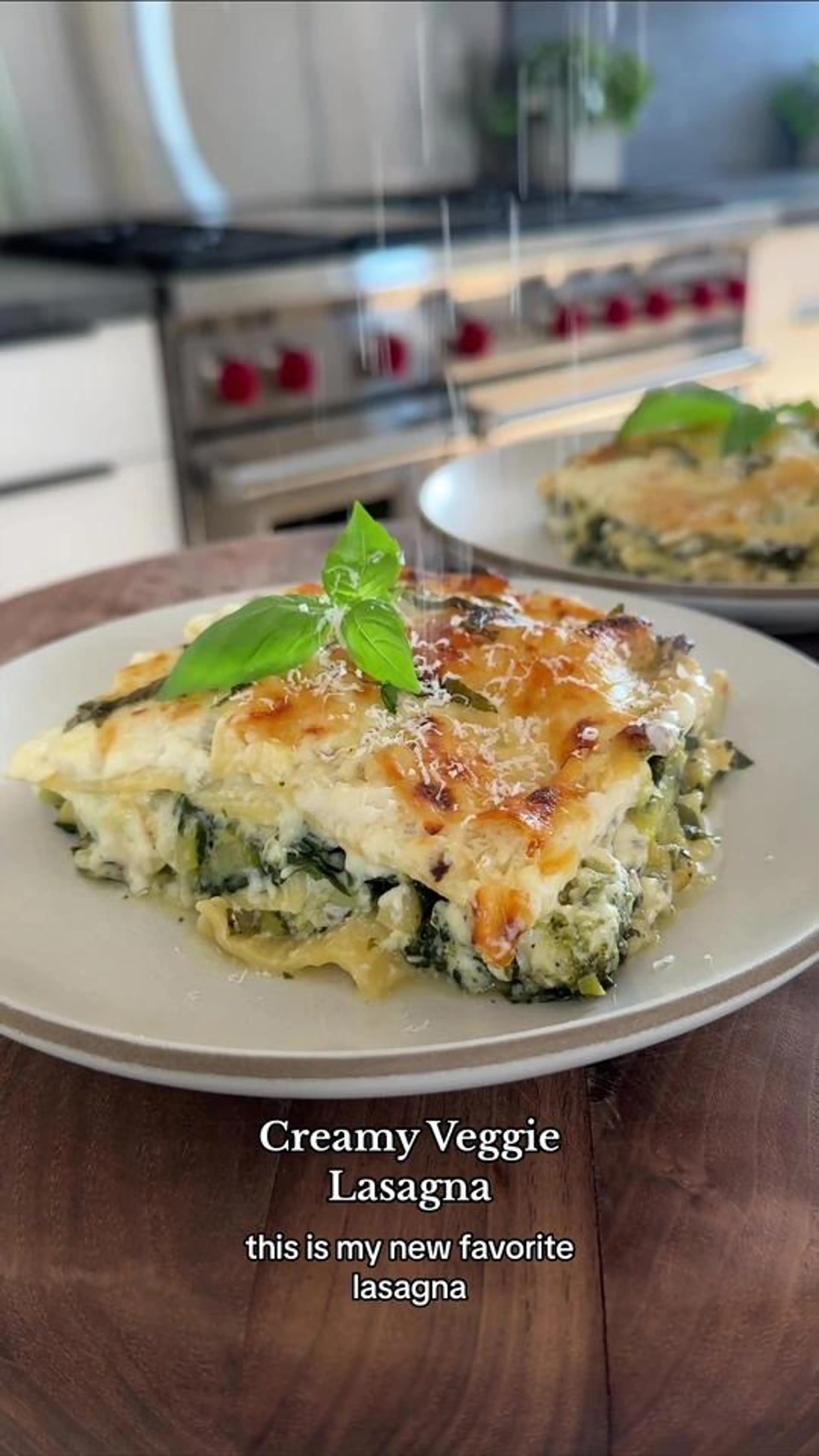 Mom’s Creamy Veggie Lasagna
