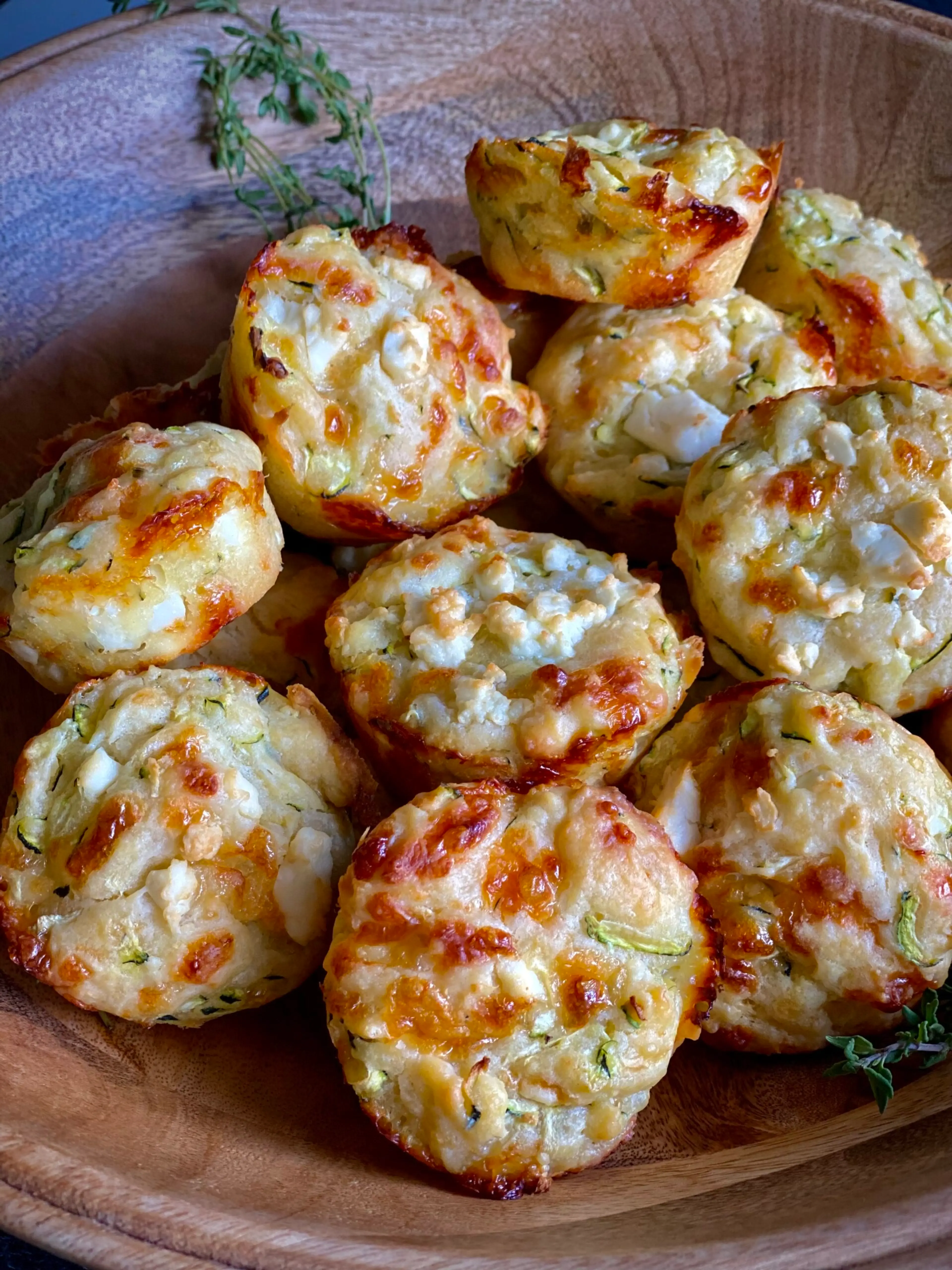 Feta and Zucchini Muffins
