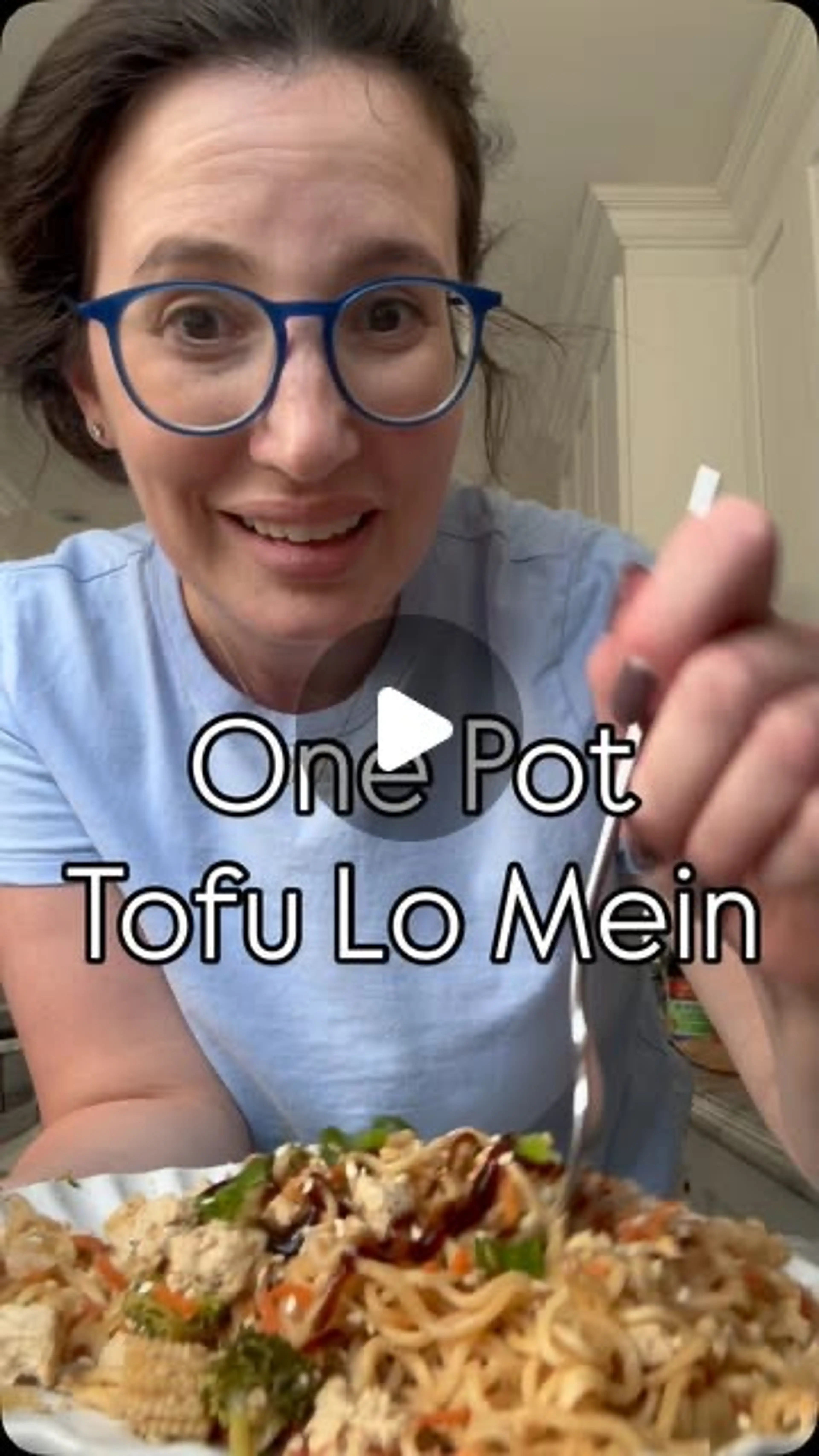 One Pot Tofu Lo Mein