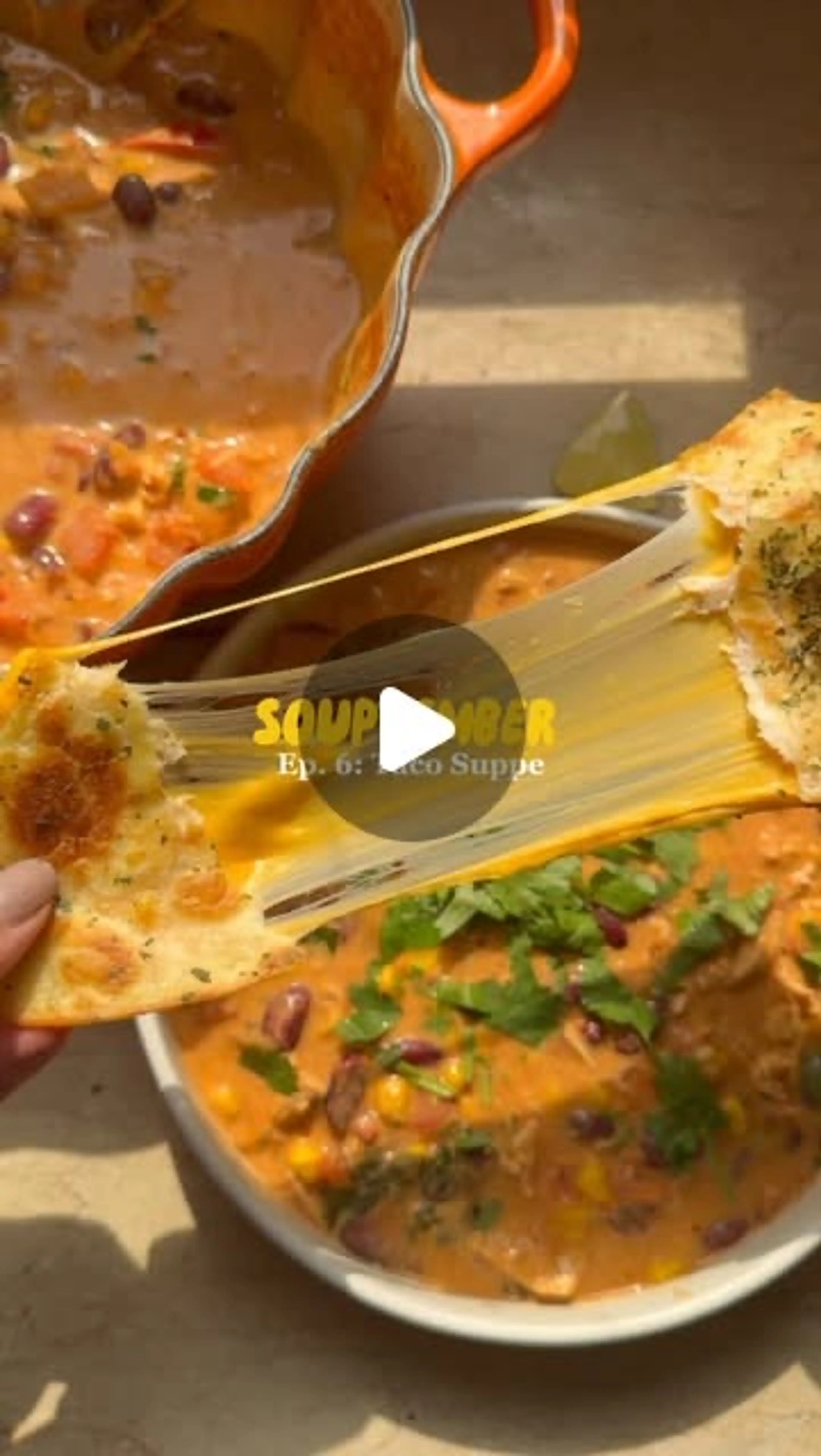 Tacosuppe & Käsequesadilla