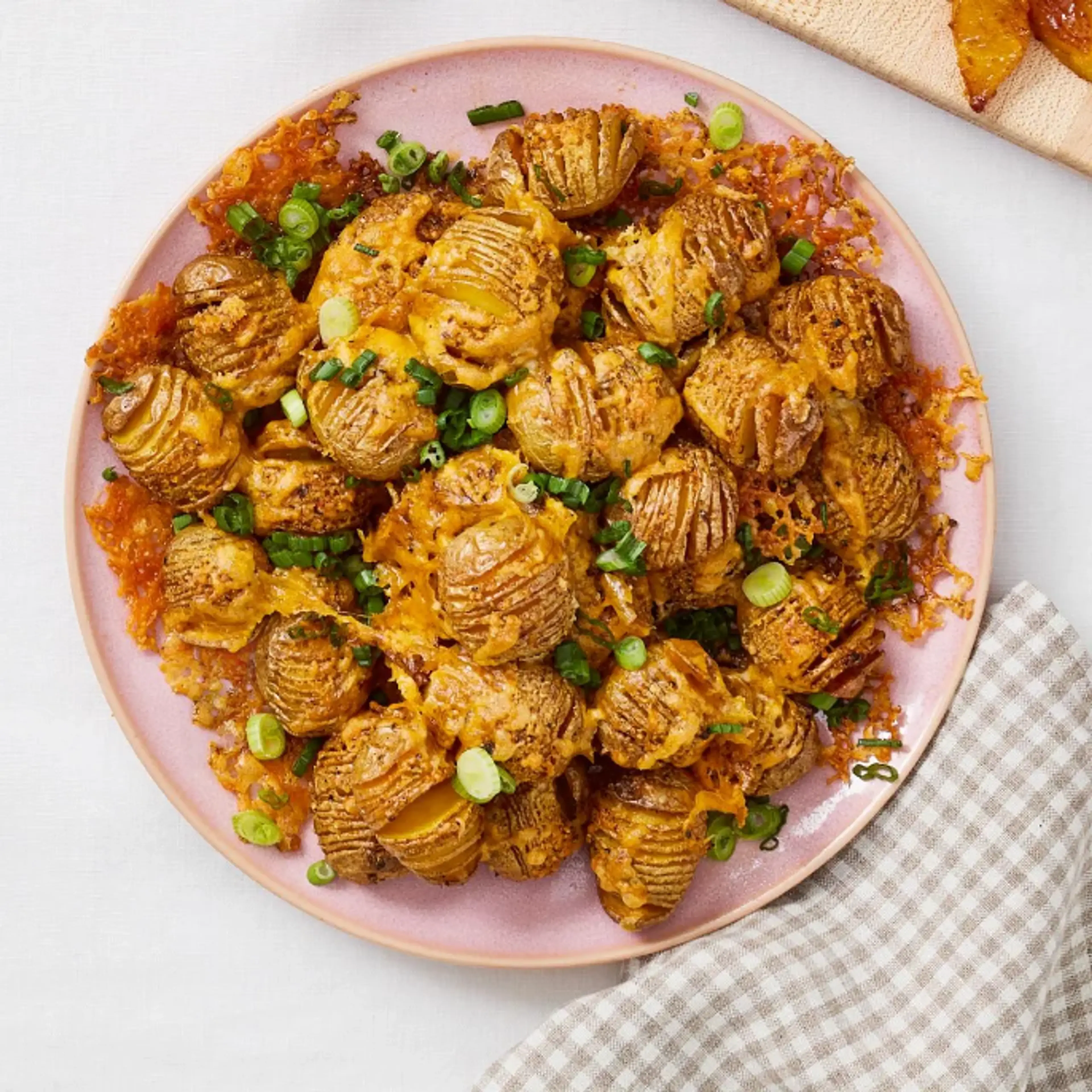 Cheesy Hasselback Potatoes