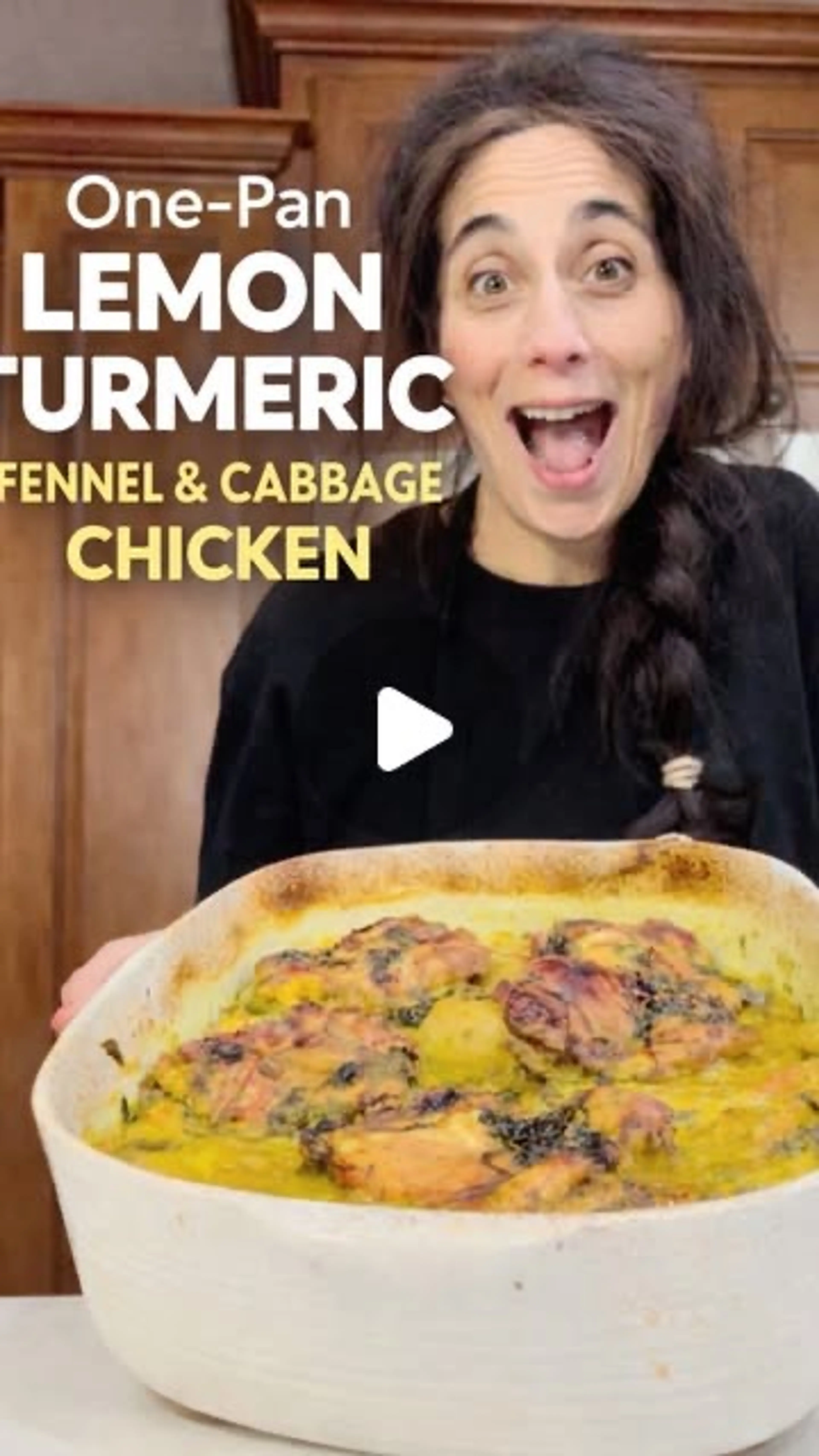 This Is My One-pan Lemon Turmeric Chicken with Caramelized F