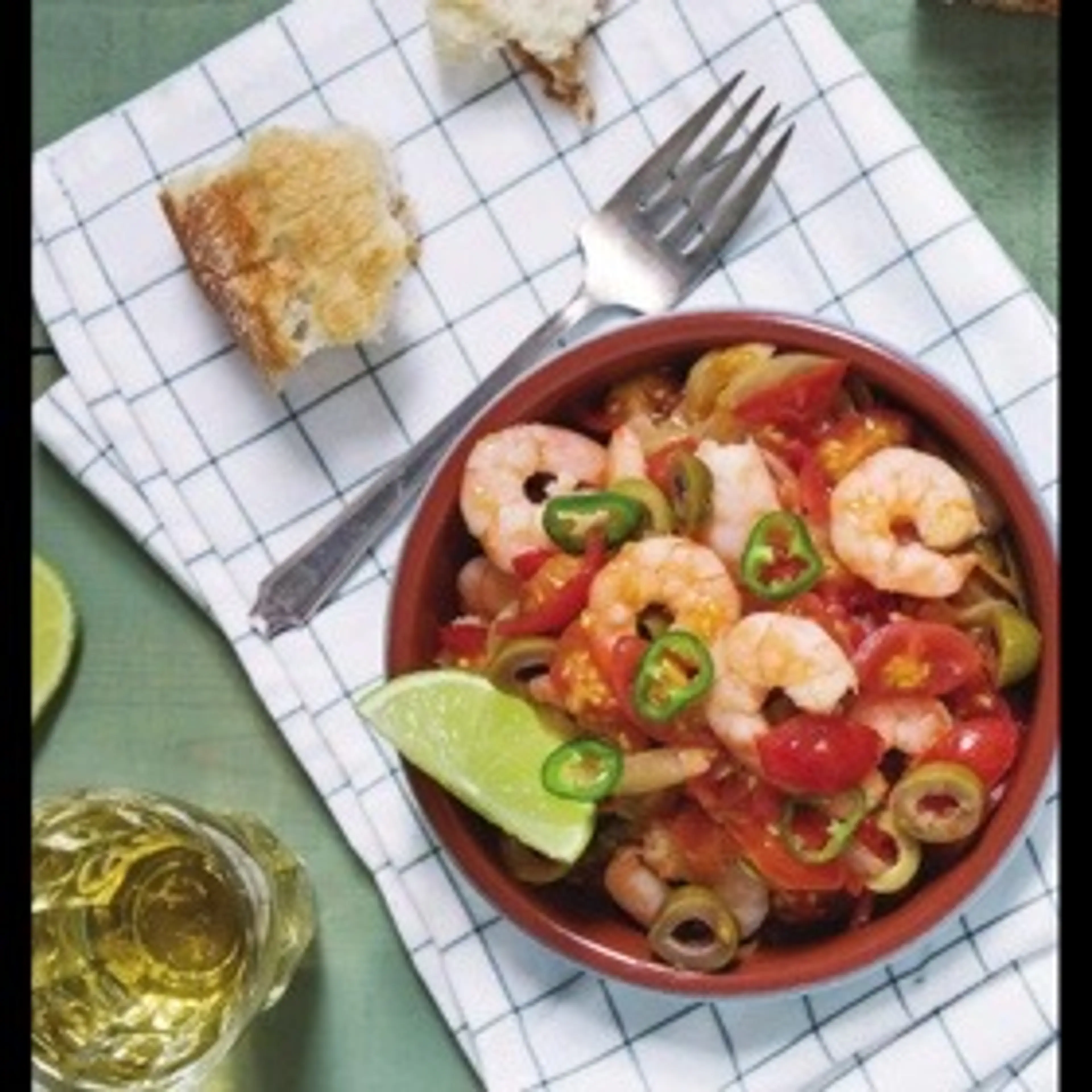 Prawns à la veracruzana