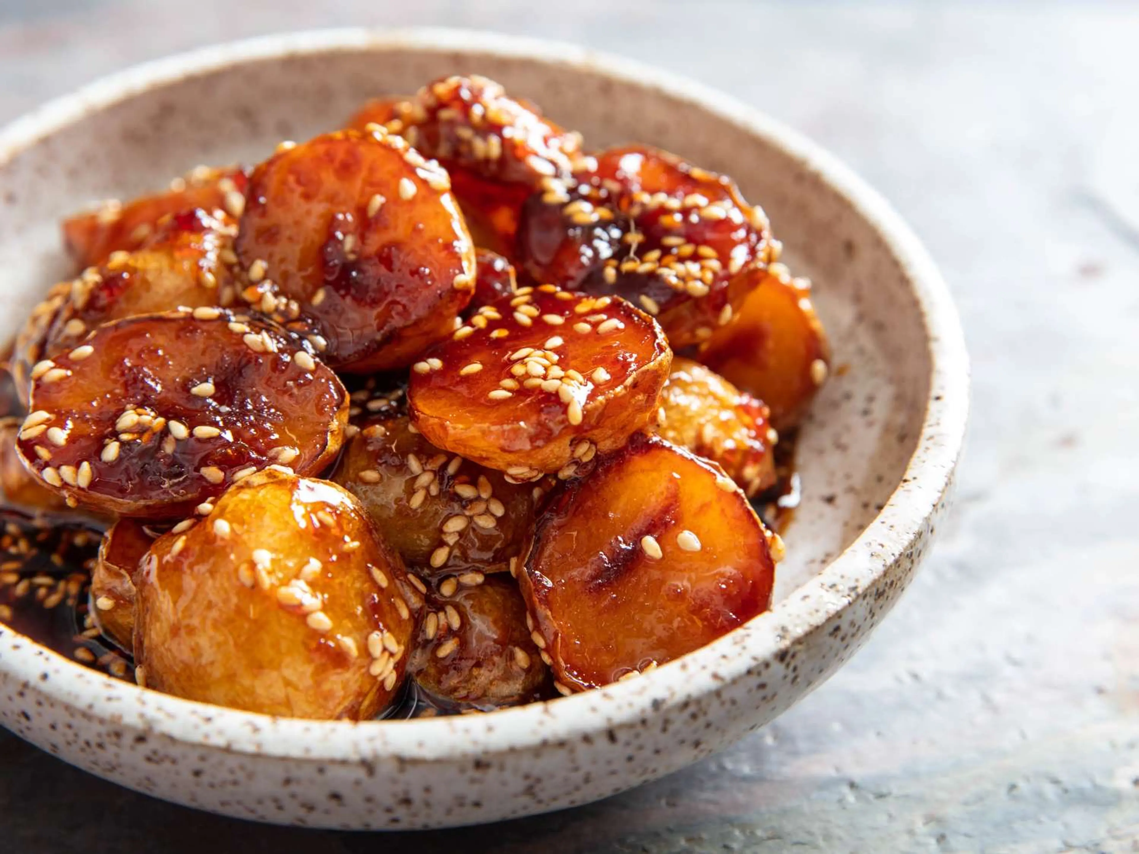Gamja Bokkeum (Korean Sweet Soy-Glazed Potatoes)