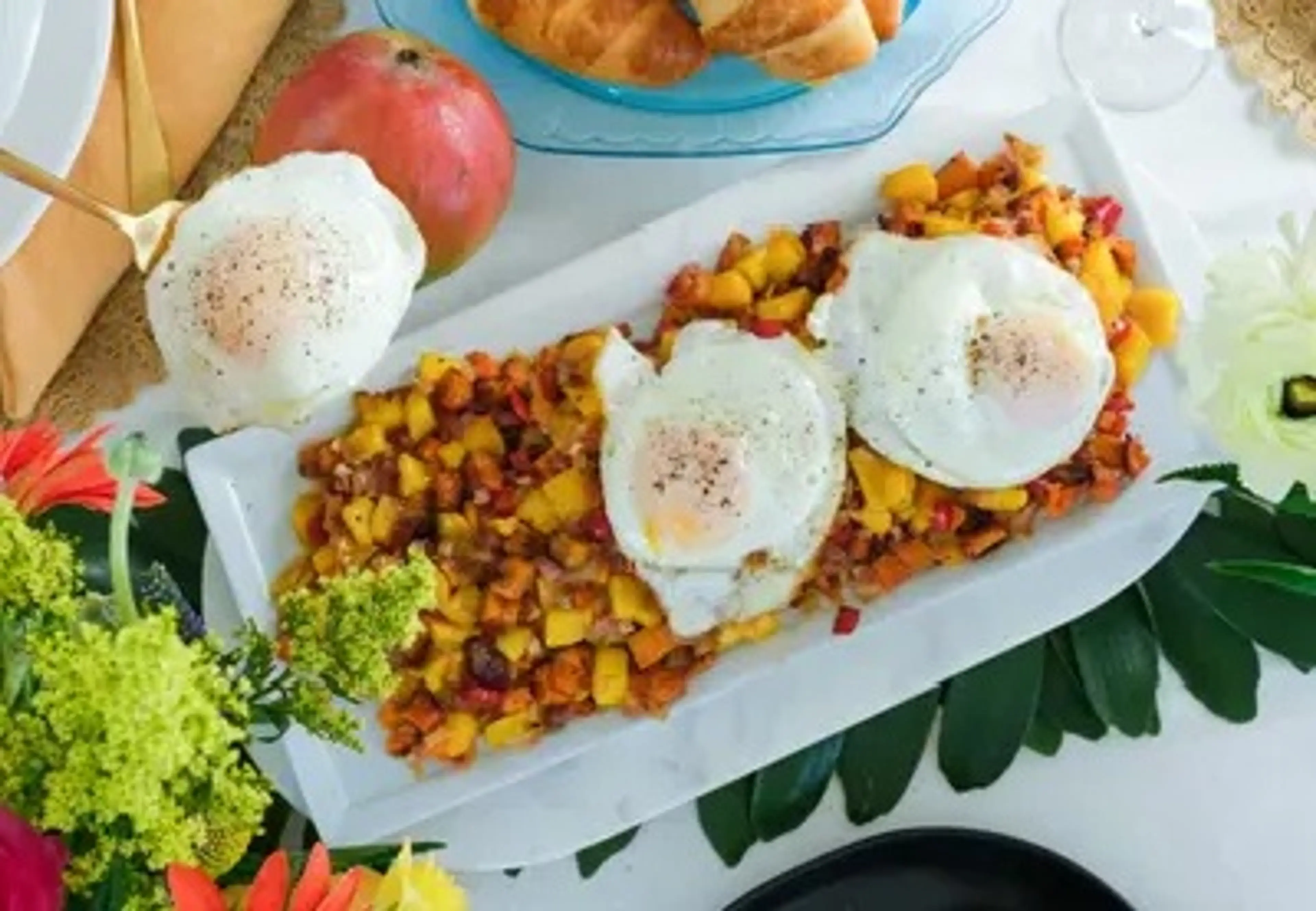 Mango & Sweet Potato Breakfast Hash