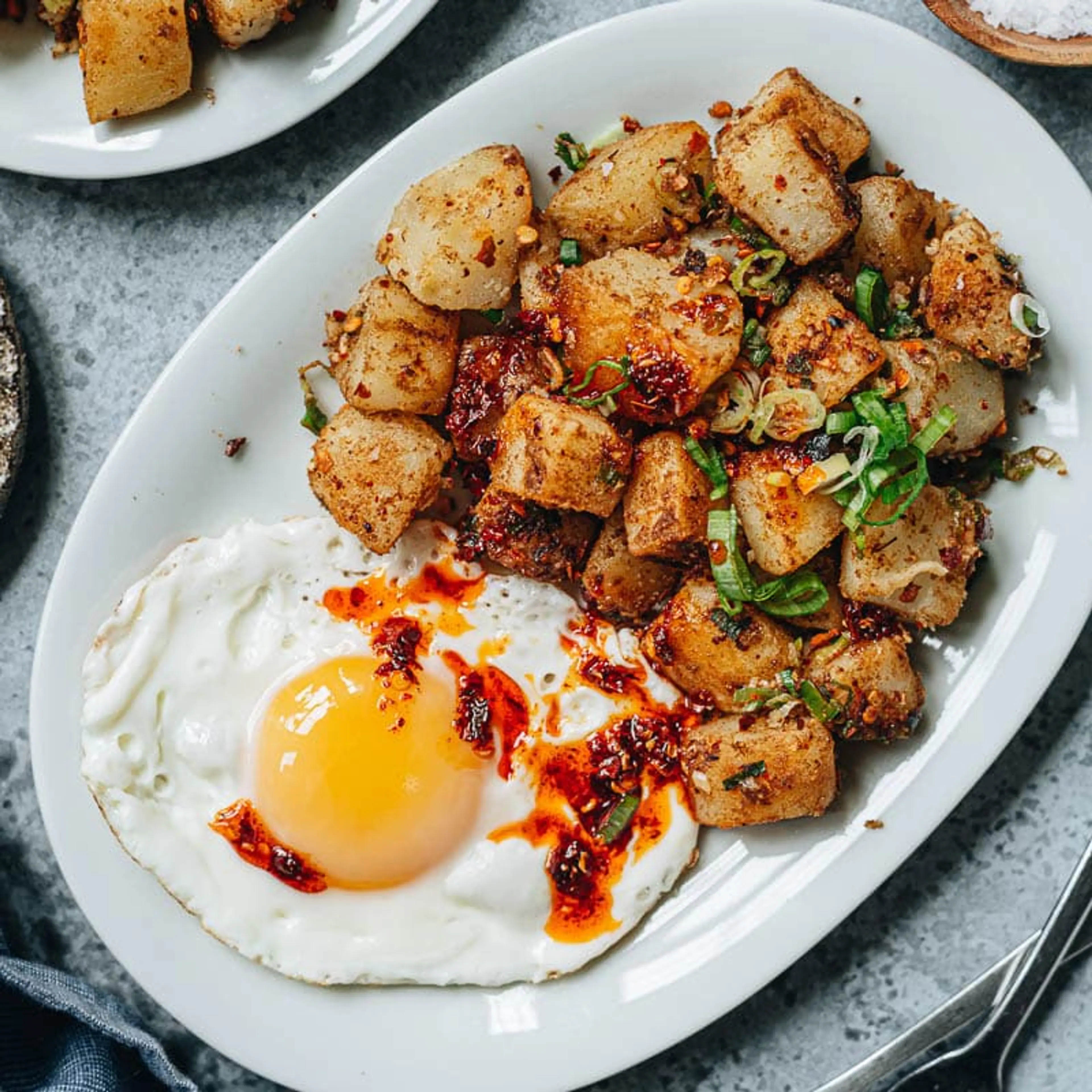 Chinese Sauteed Potato (Cumin Chili Home Fries)