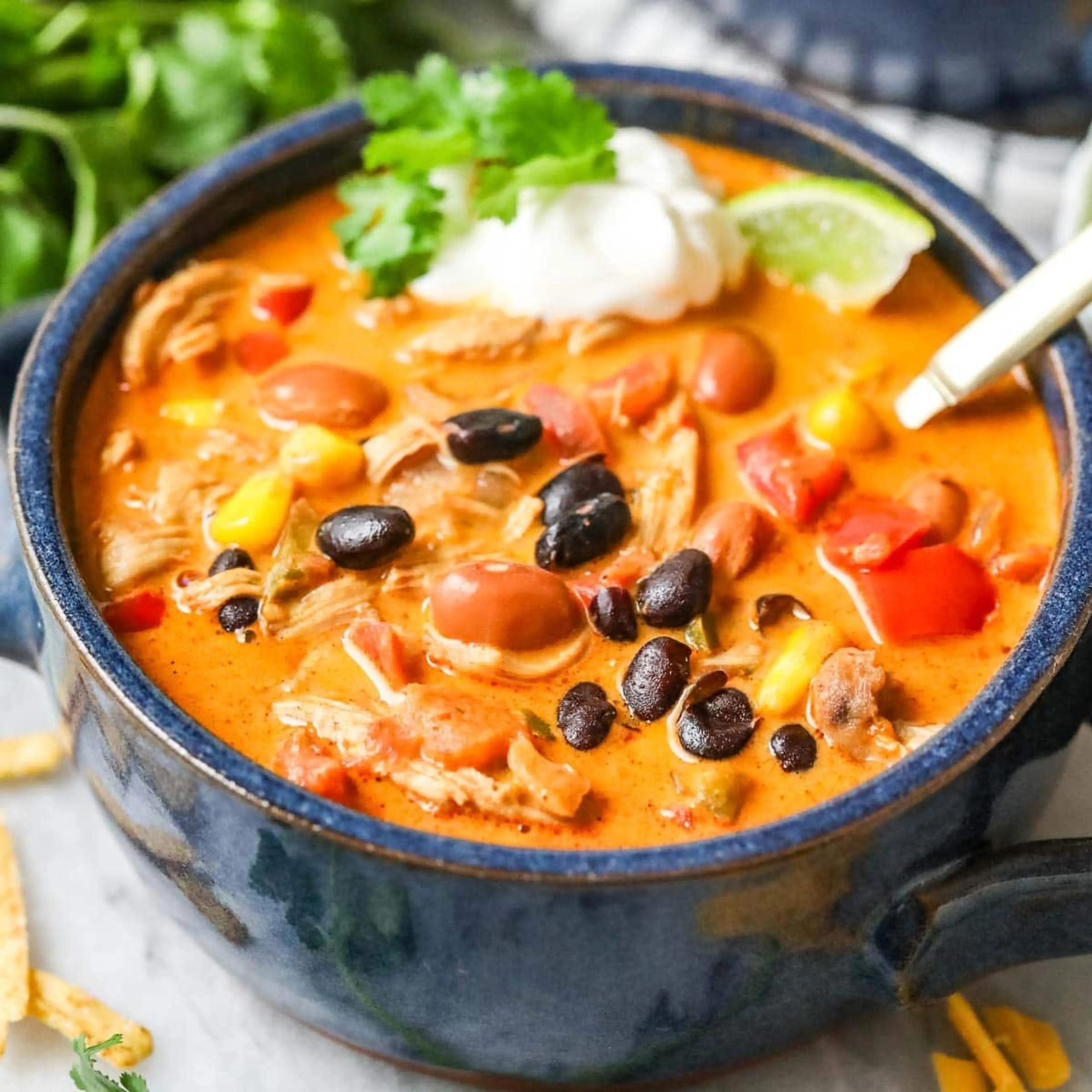 Creamy Southwest Chicken Soup