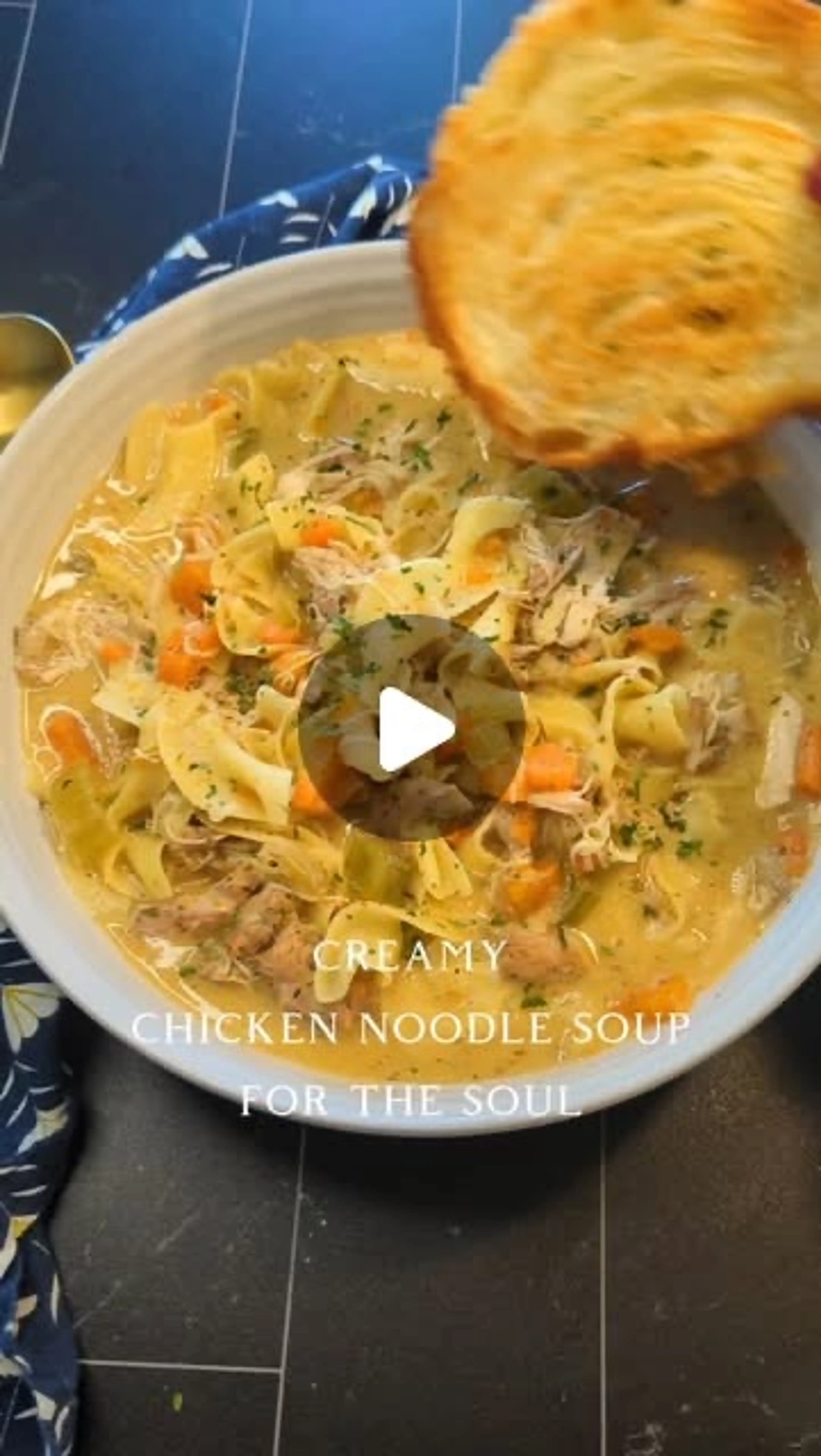 Creamy Chicken Noodle Soup