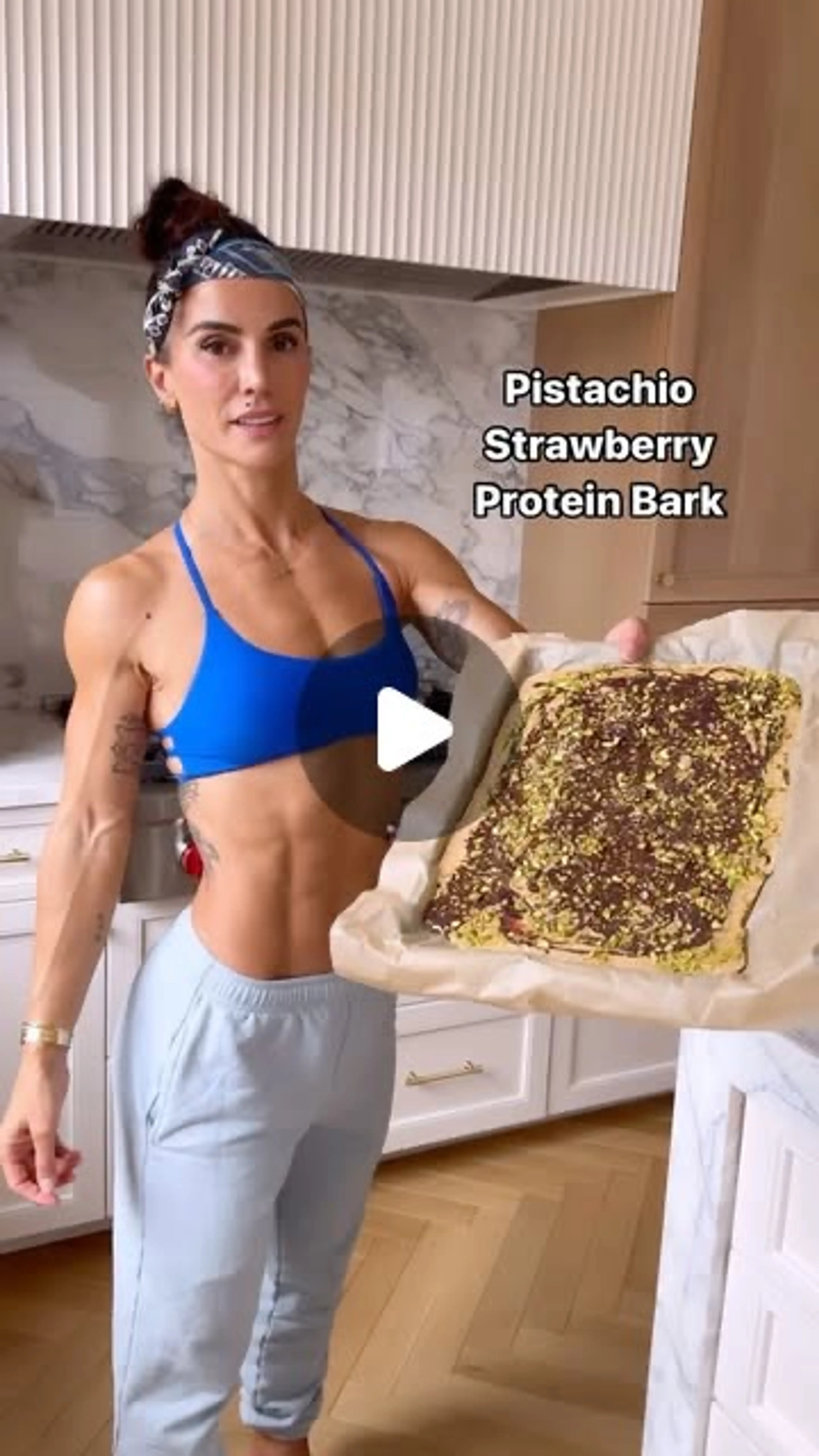 Pistachio Strawberry Protein Bark - Such an Amazing and Easy
