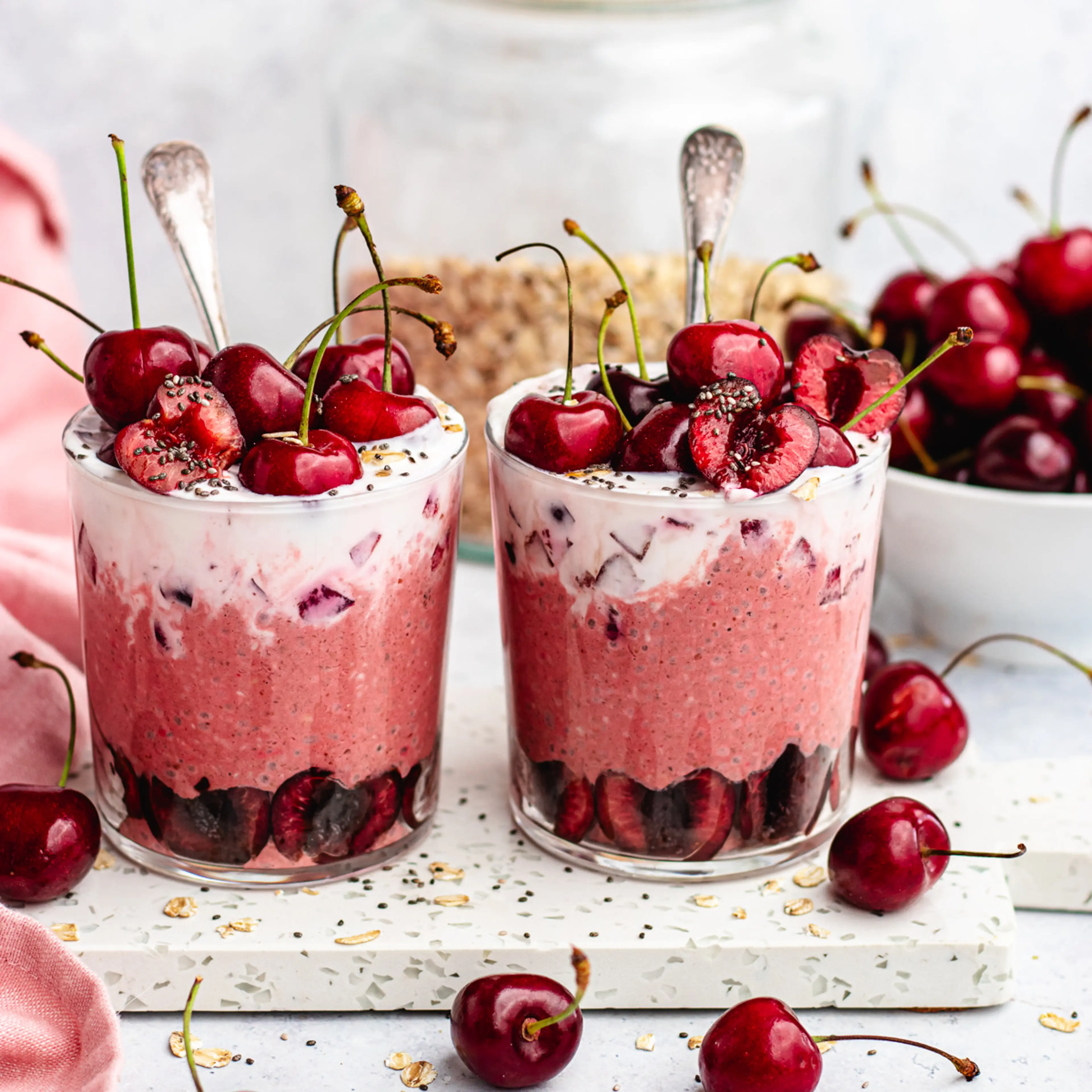 Cherry Overnight Oats
