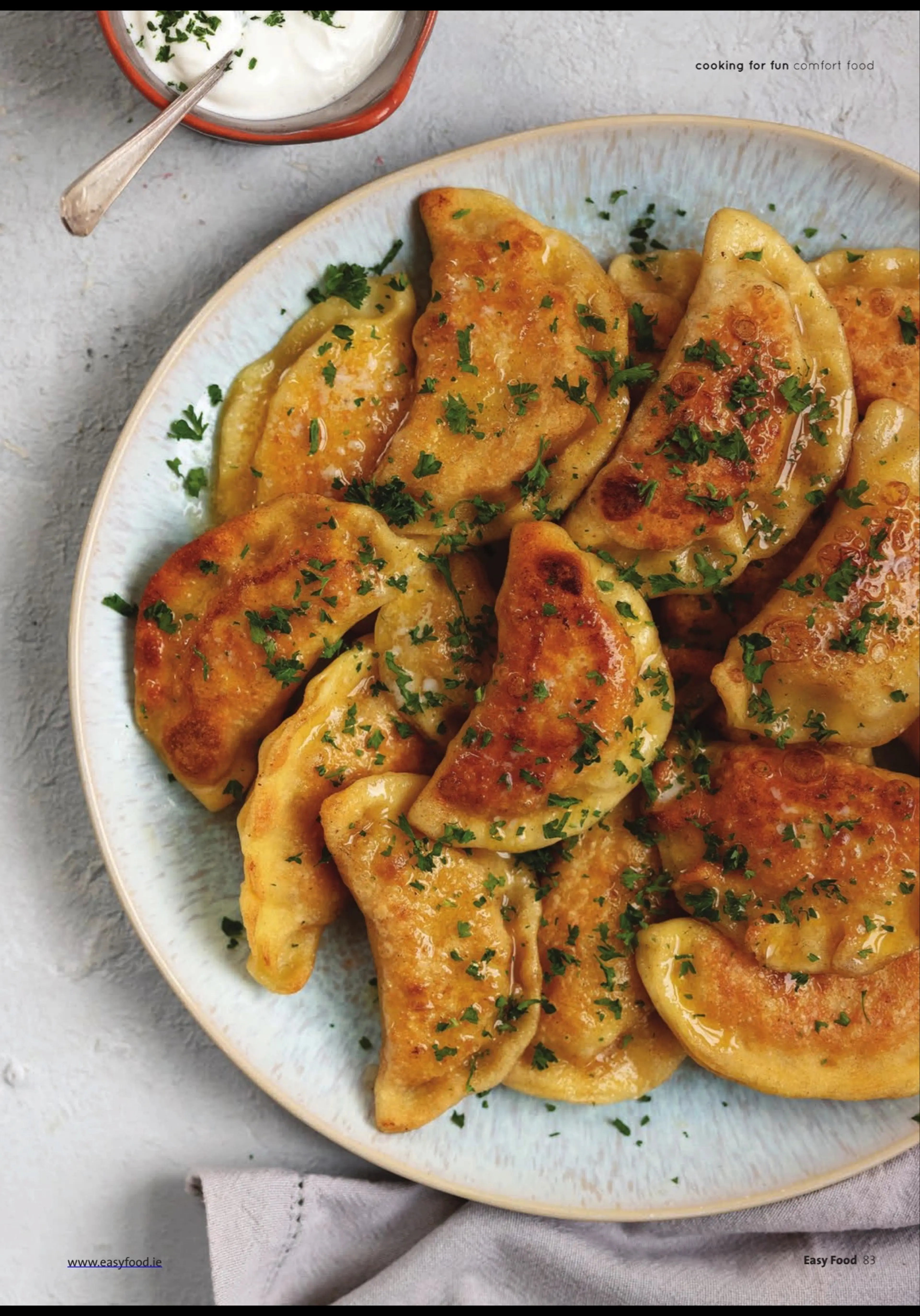 Homemade Polish Pierogi