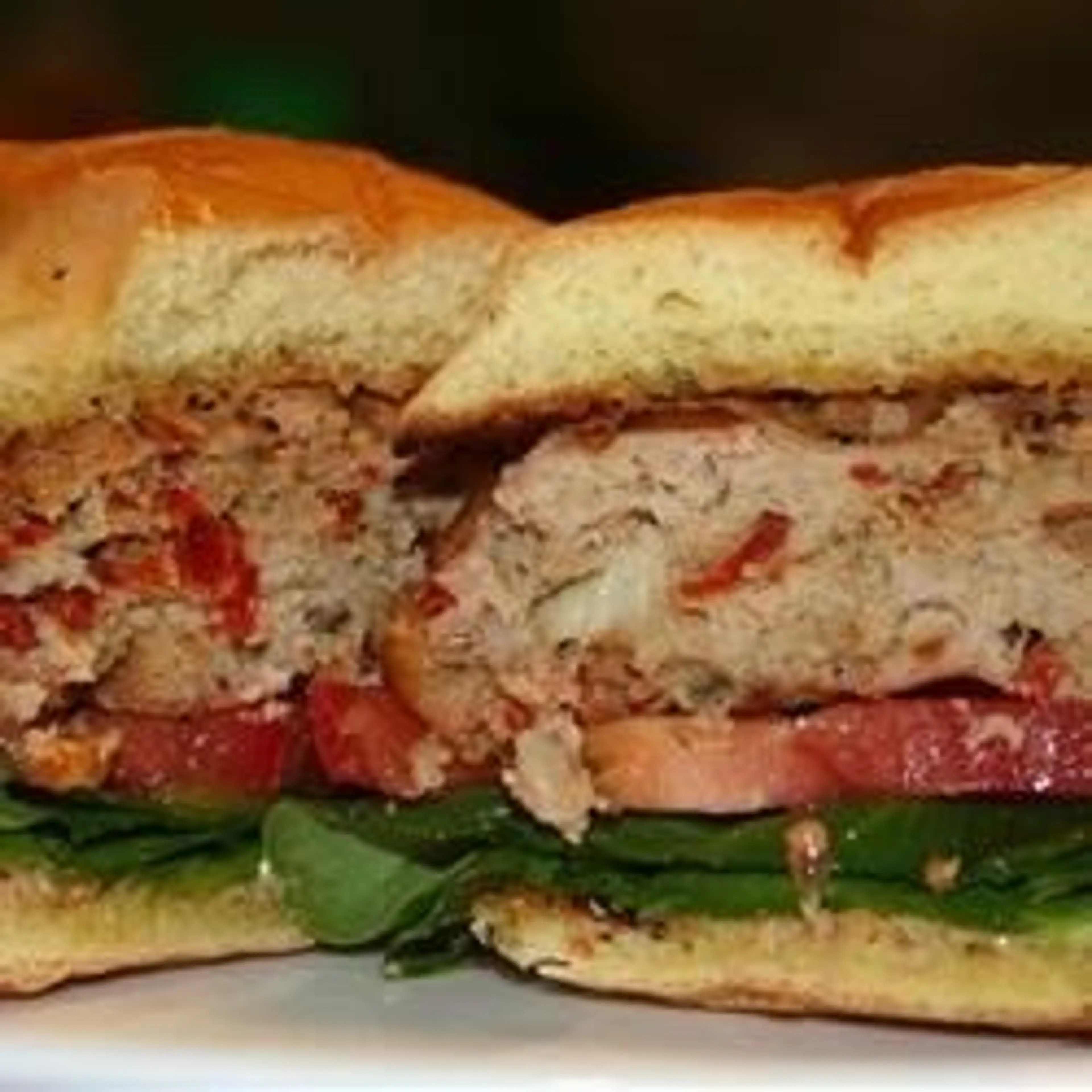 Sun-Dried Tomato and Blue Cheese Burgers
