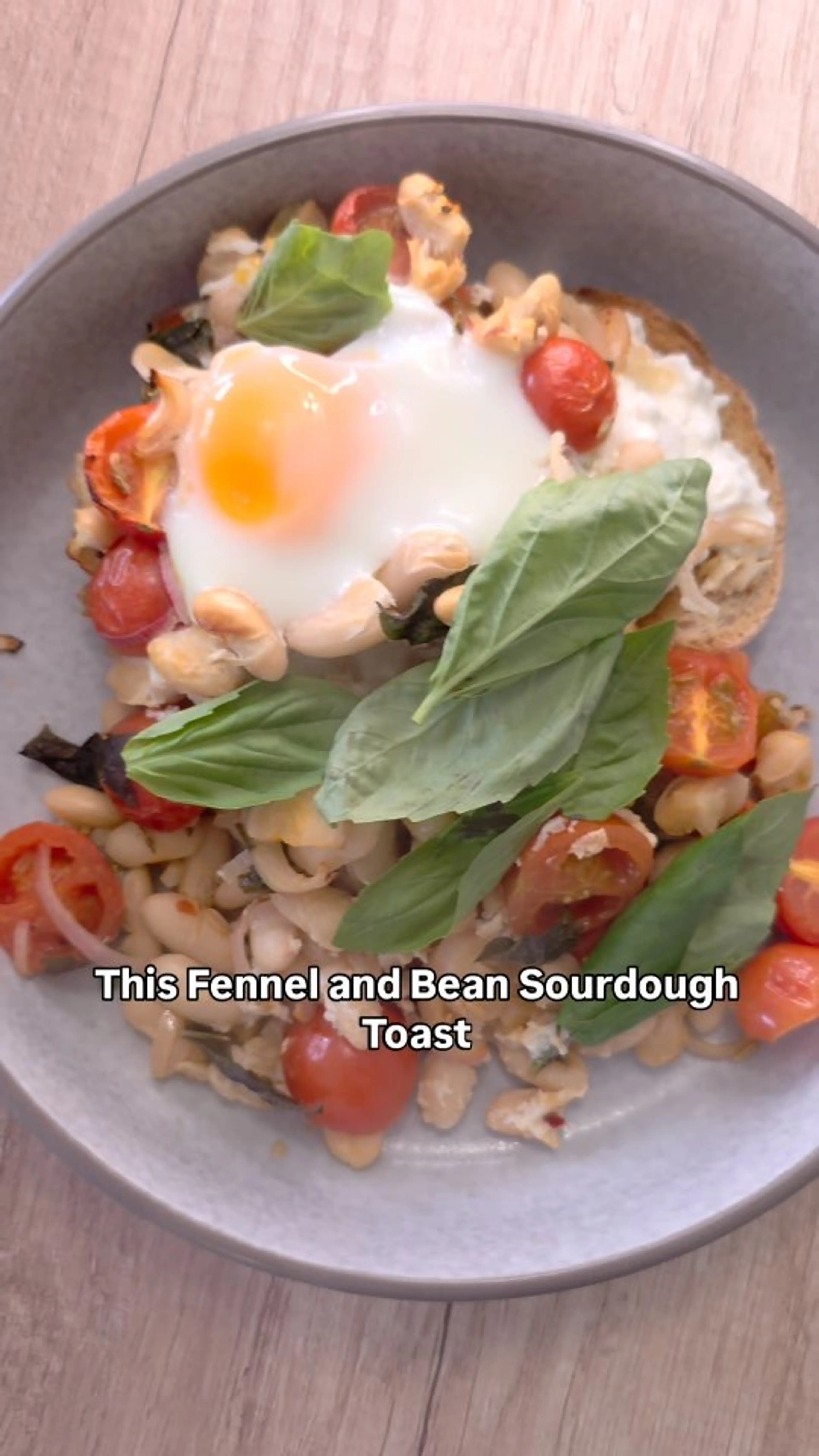 Fennel & Bean Sourdough Toast
