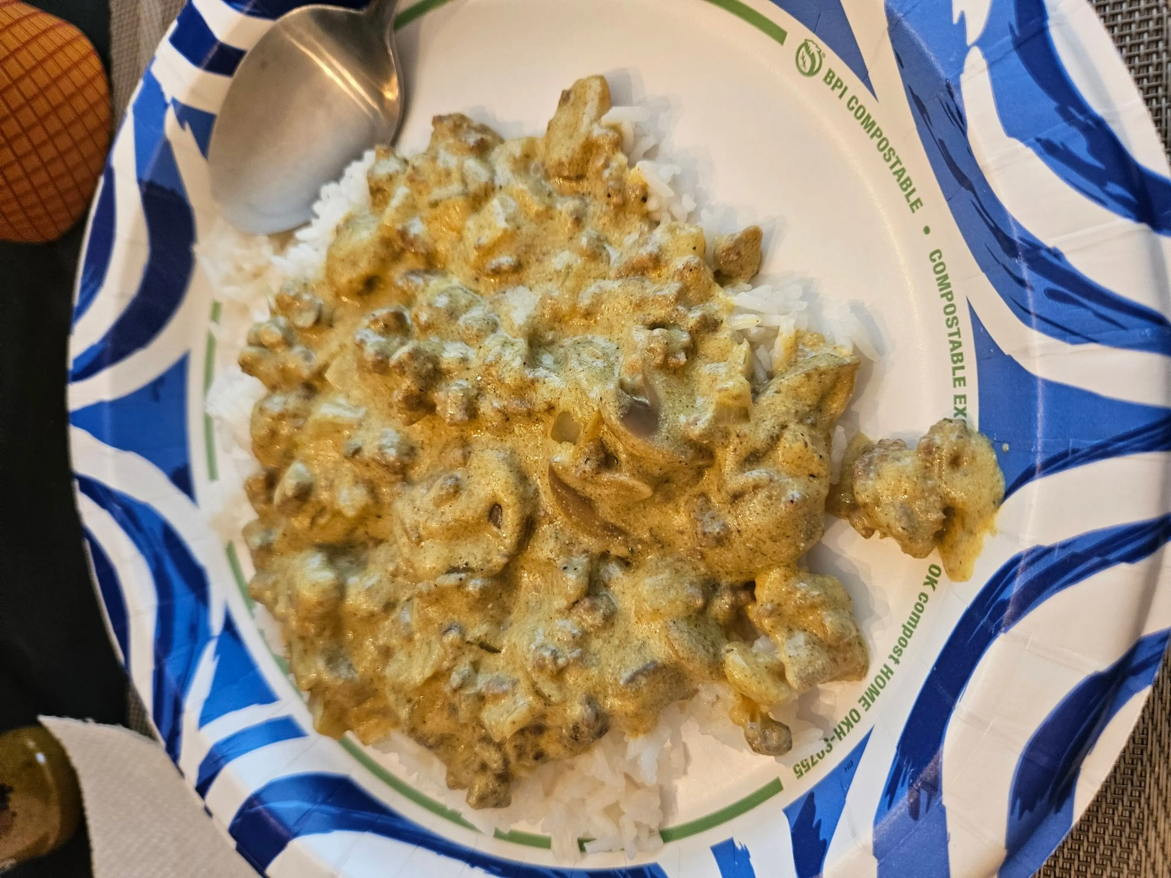 Ginny's beef stroganoff