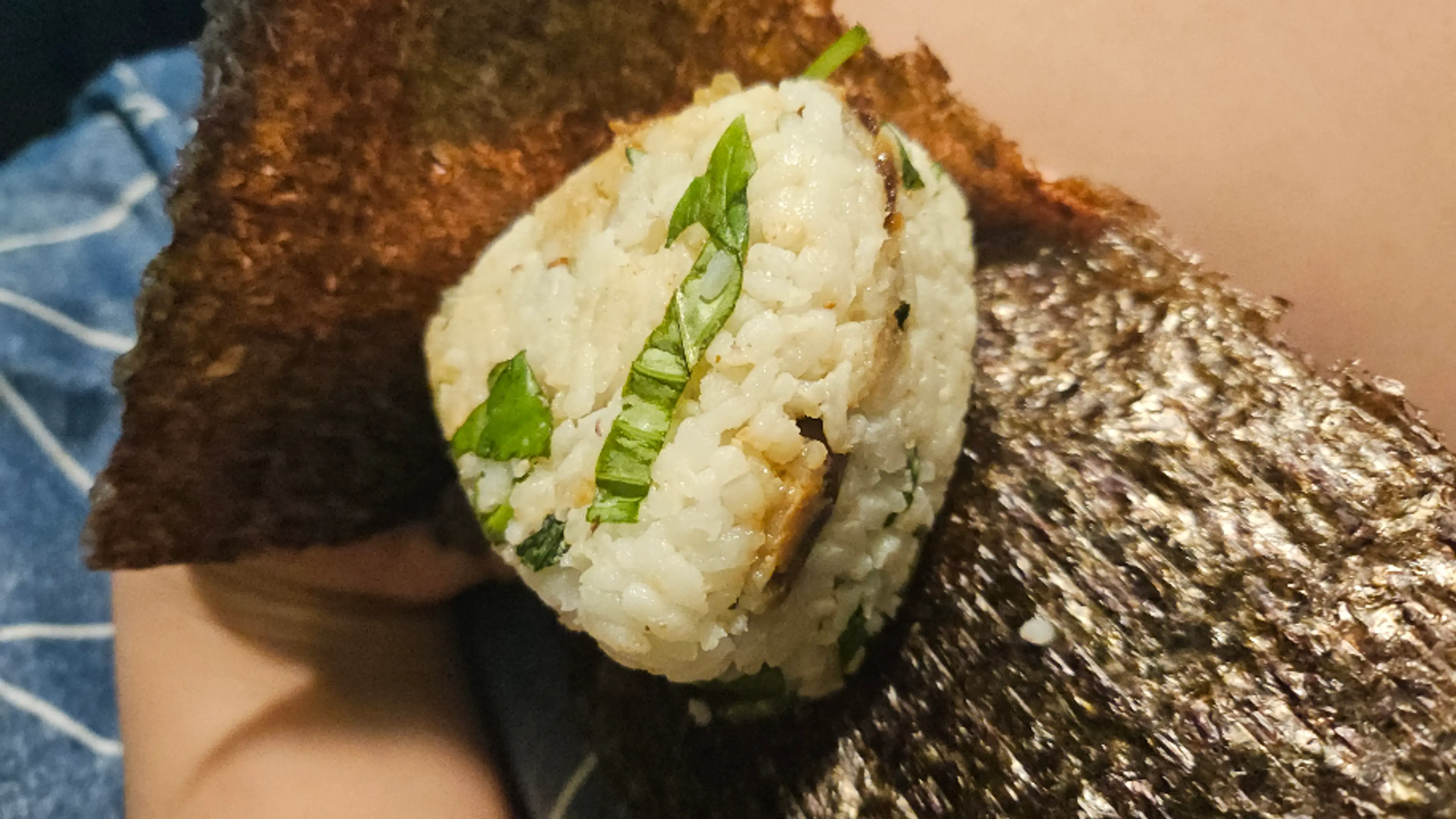 <MISO EGGPLANT ONIGIRI EI> スおにぎり>