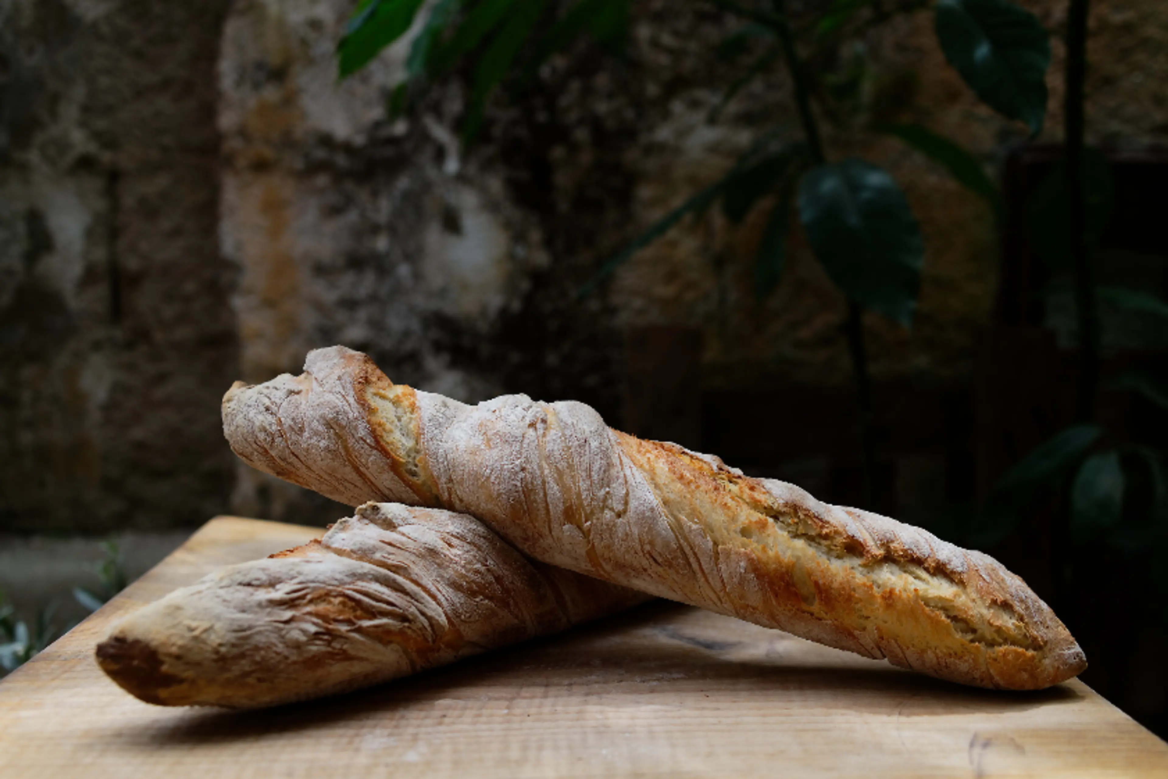 No-knead Baguette