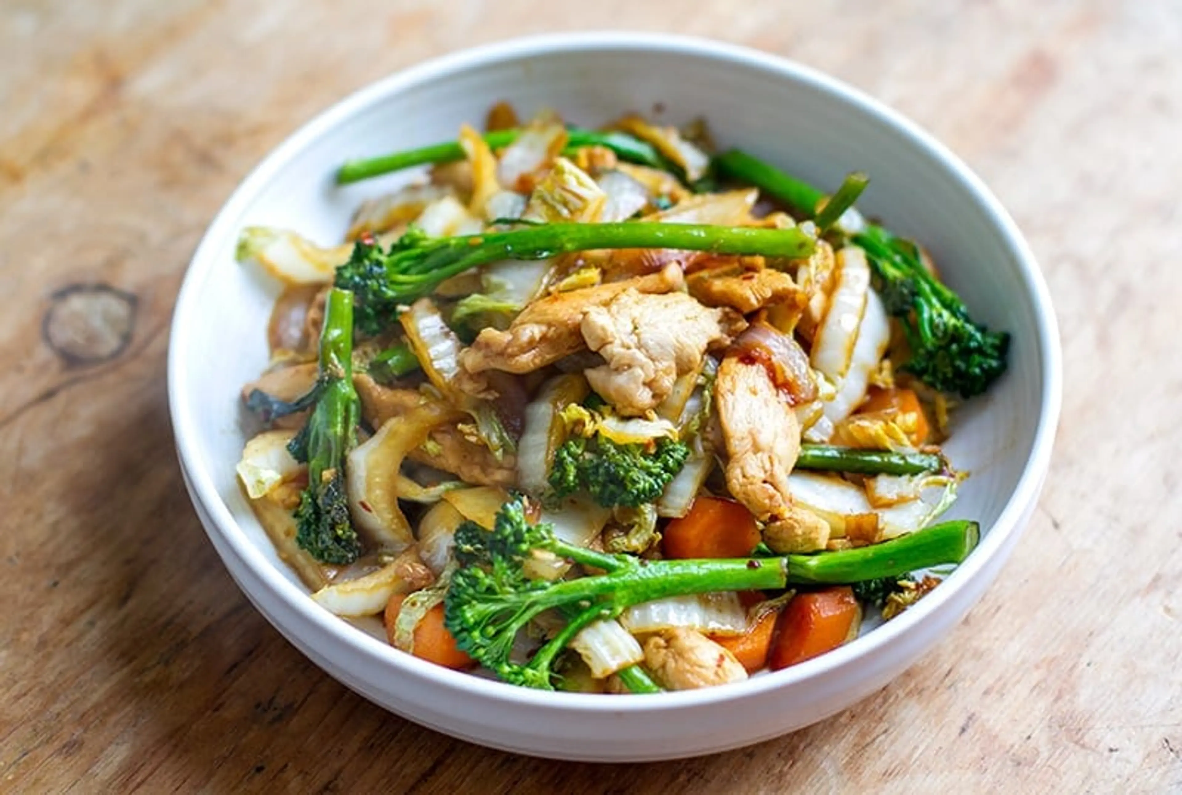 Easy Chicken Cabbage Stir-Fry