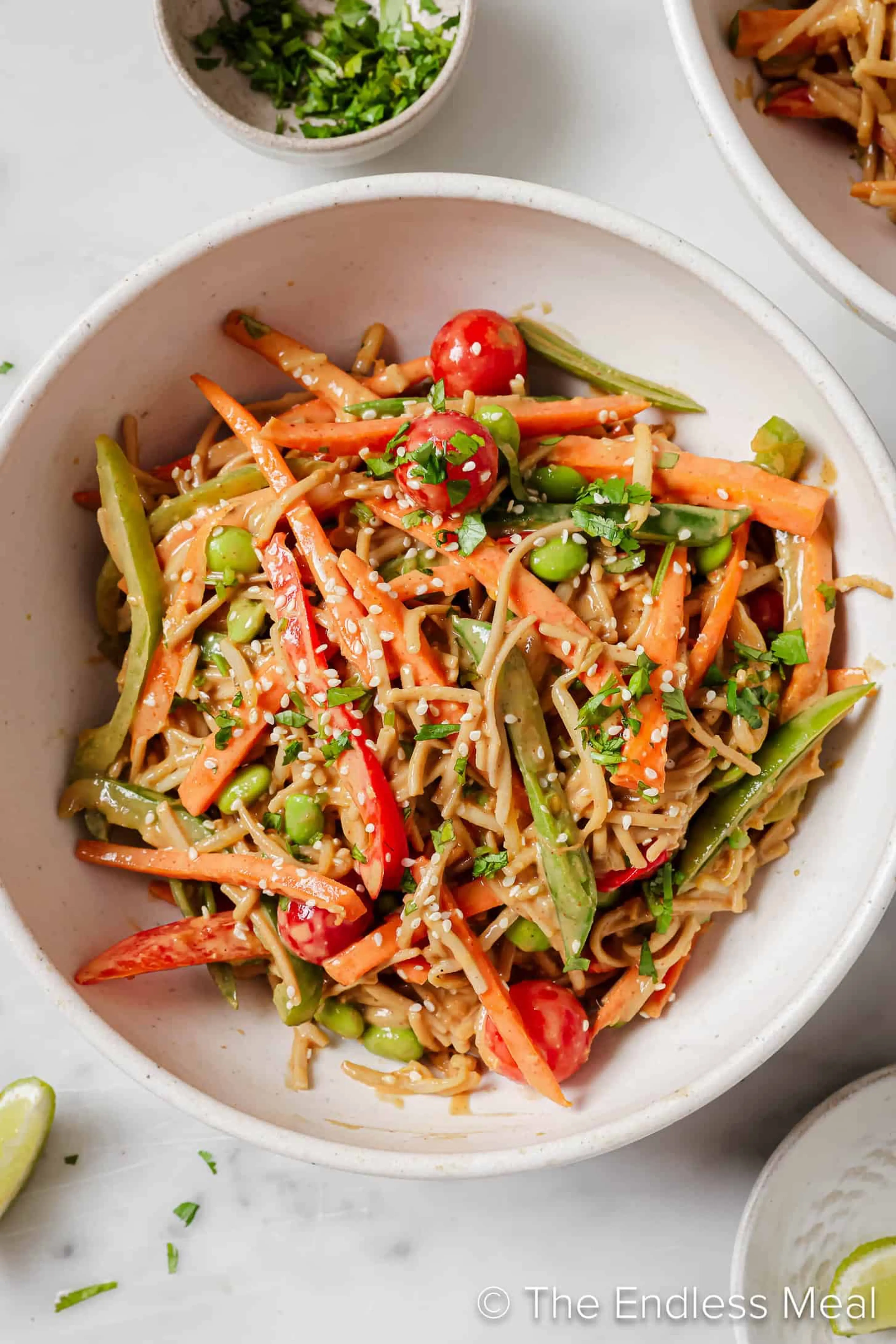 Creamy Peanut Coconut Noodles