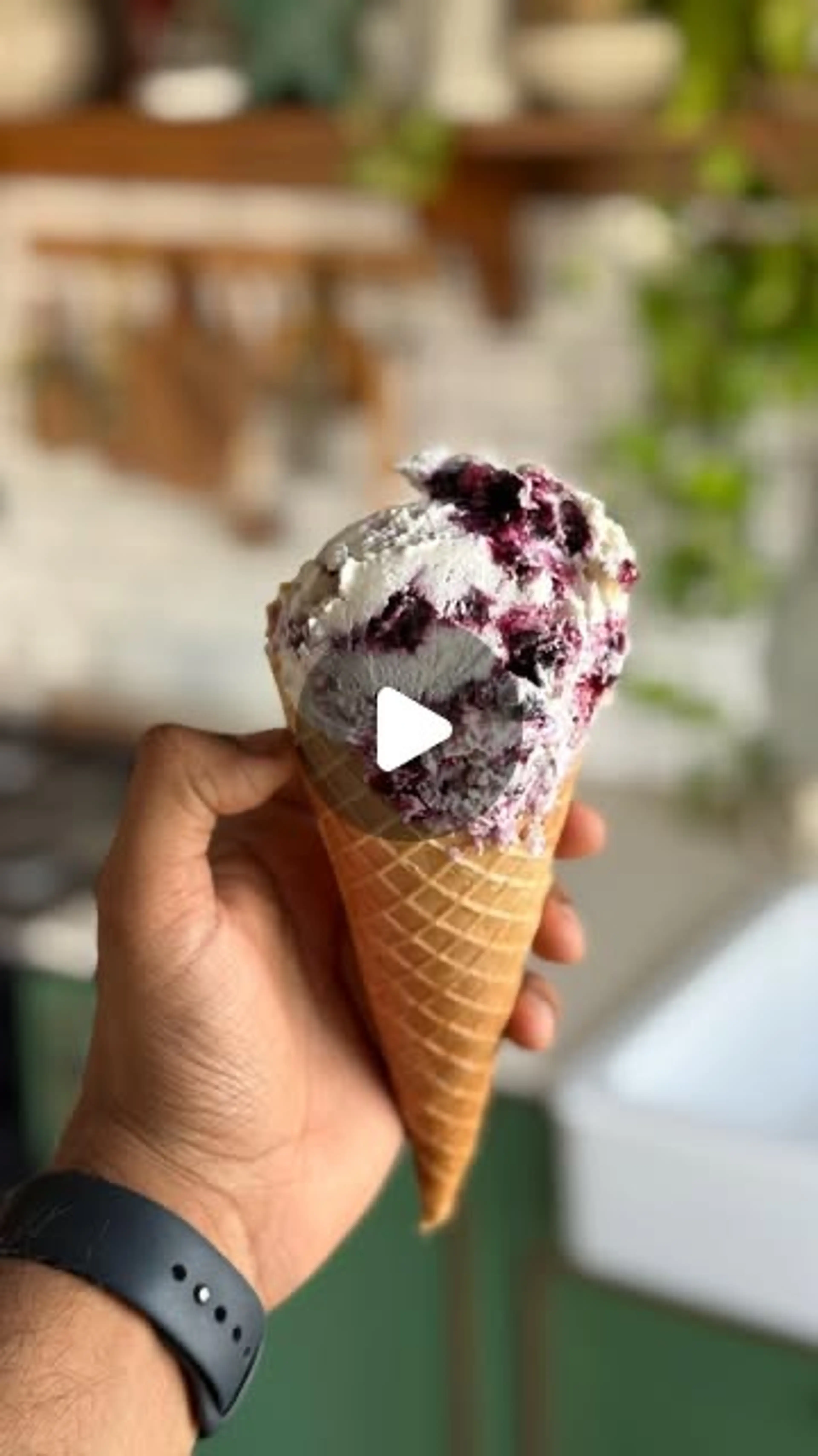 World’s Best Blueberry Cheesecake Icecream