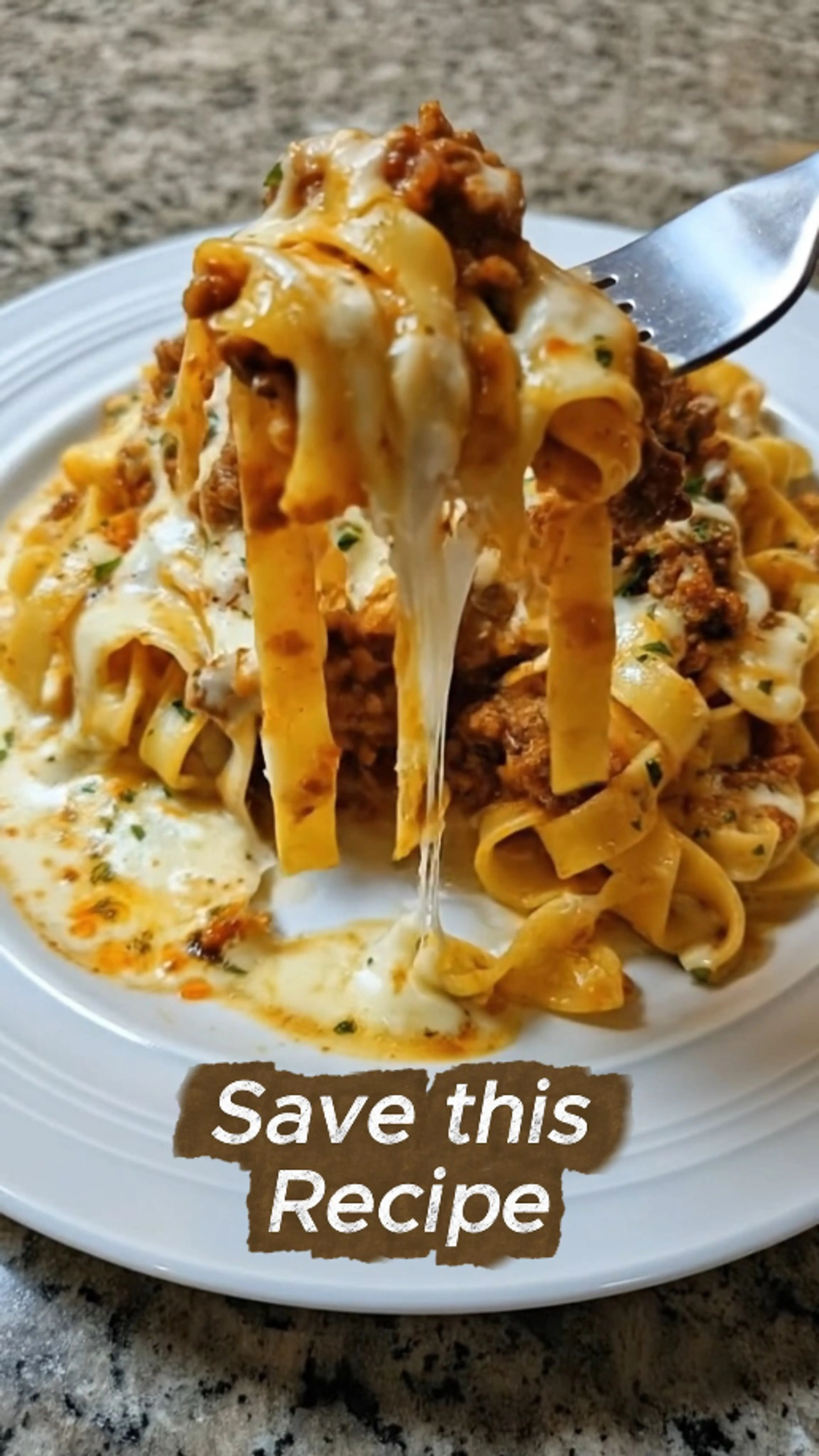 Beef Fettuccine in Creamy Garlic Provolone Sauce