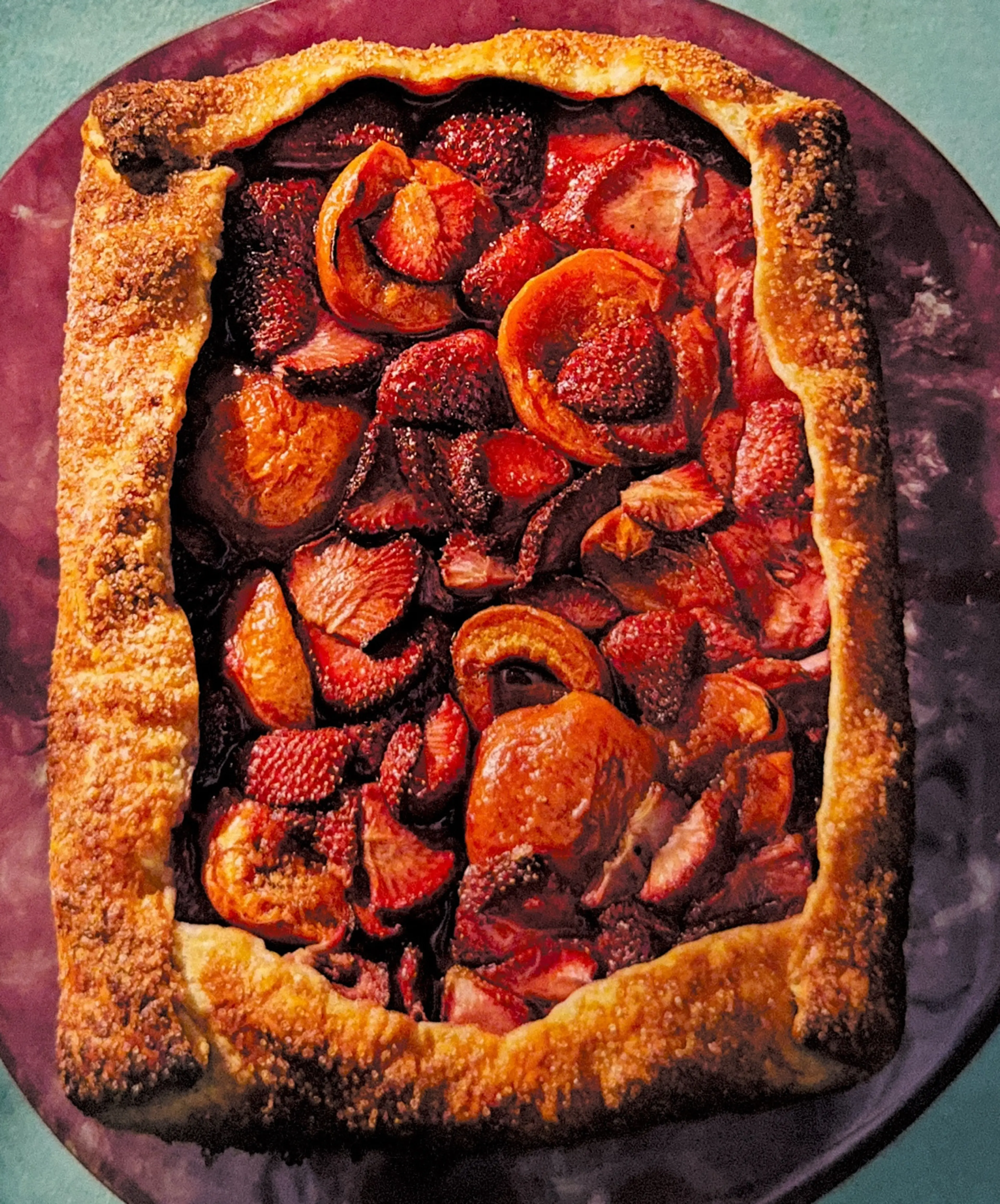 Apricot & Strawberry Galette